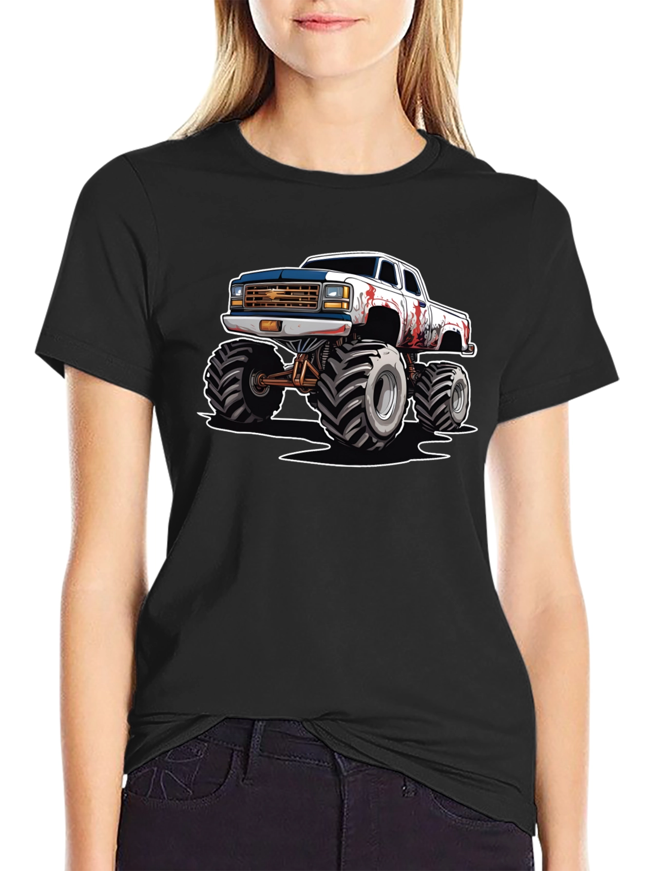 Monster Truck Graphic Tee - Cool Automotive Design