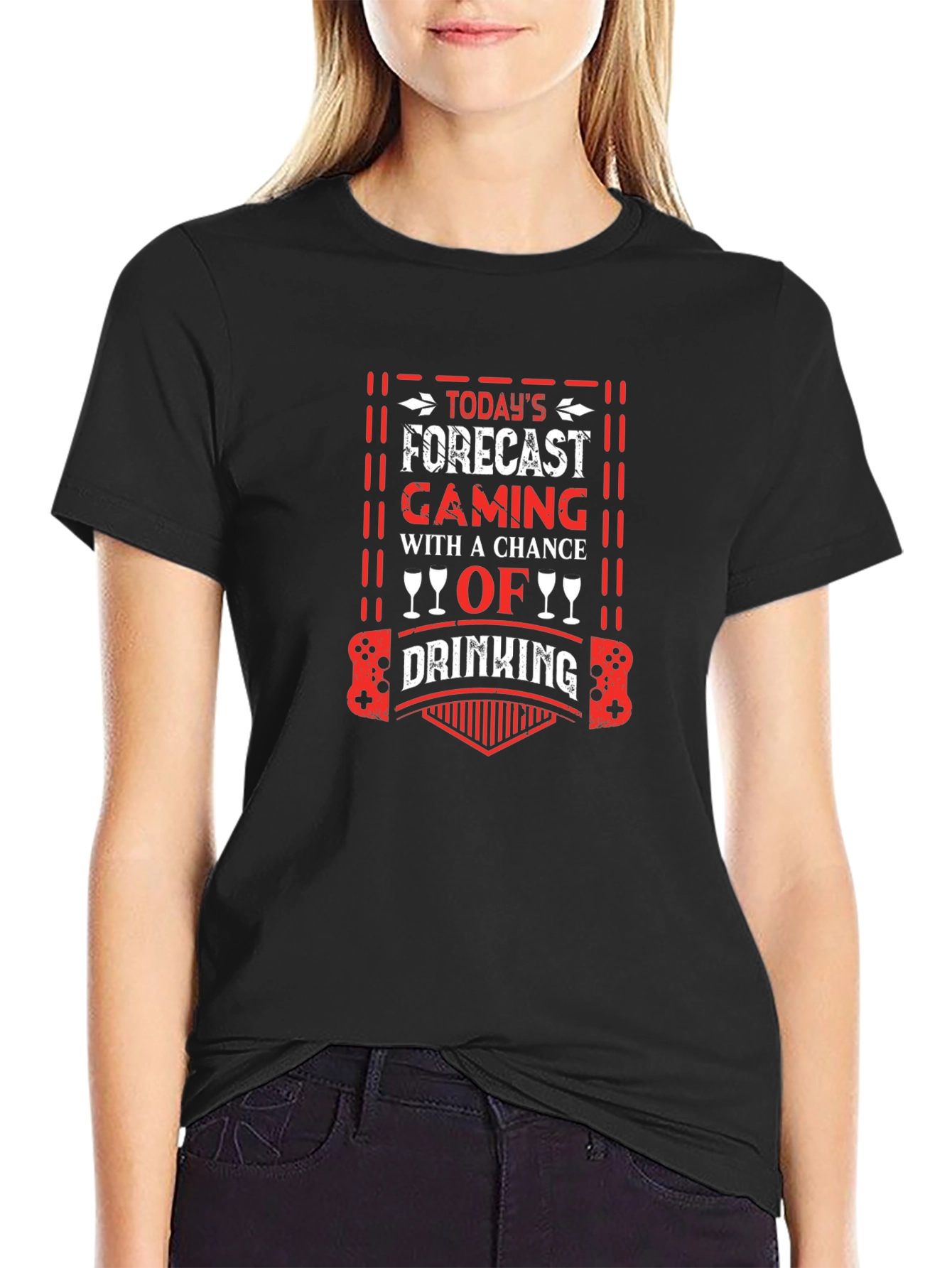 Gaming & Drinking Forecast T-Shirt