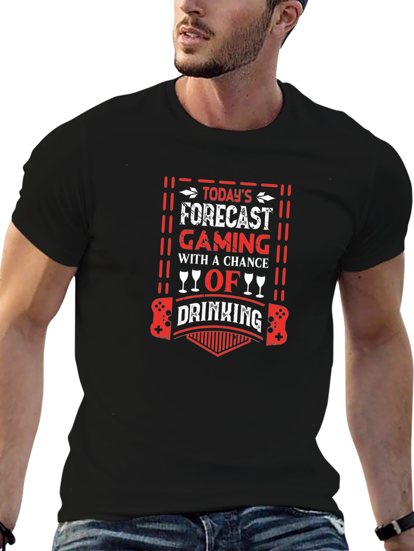Gaming & Drinking Forecast T-Shirt