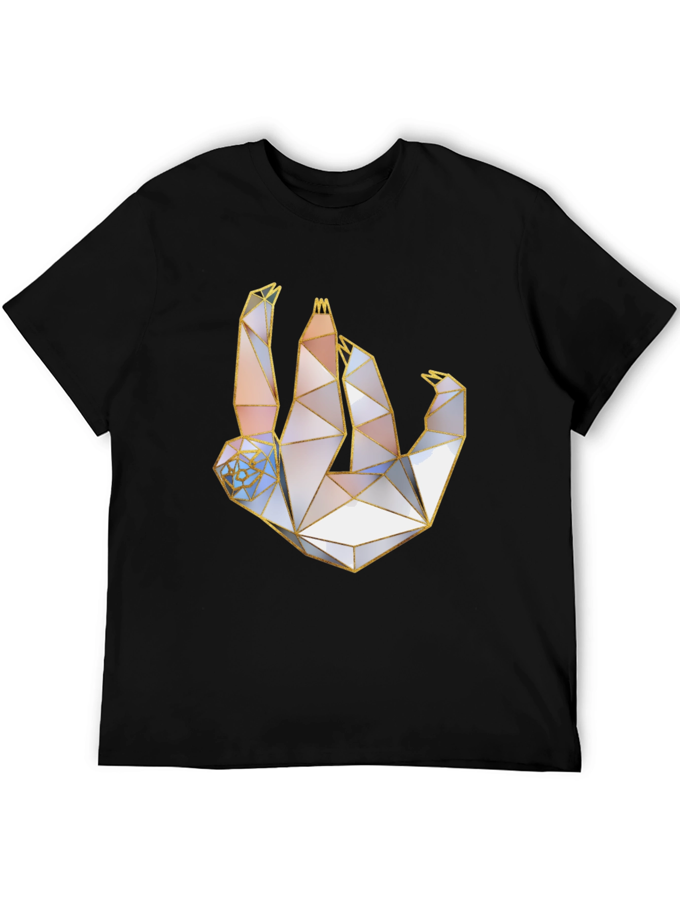 Geometric Sloth T-Shirt - Modern Art Tee