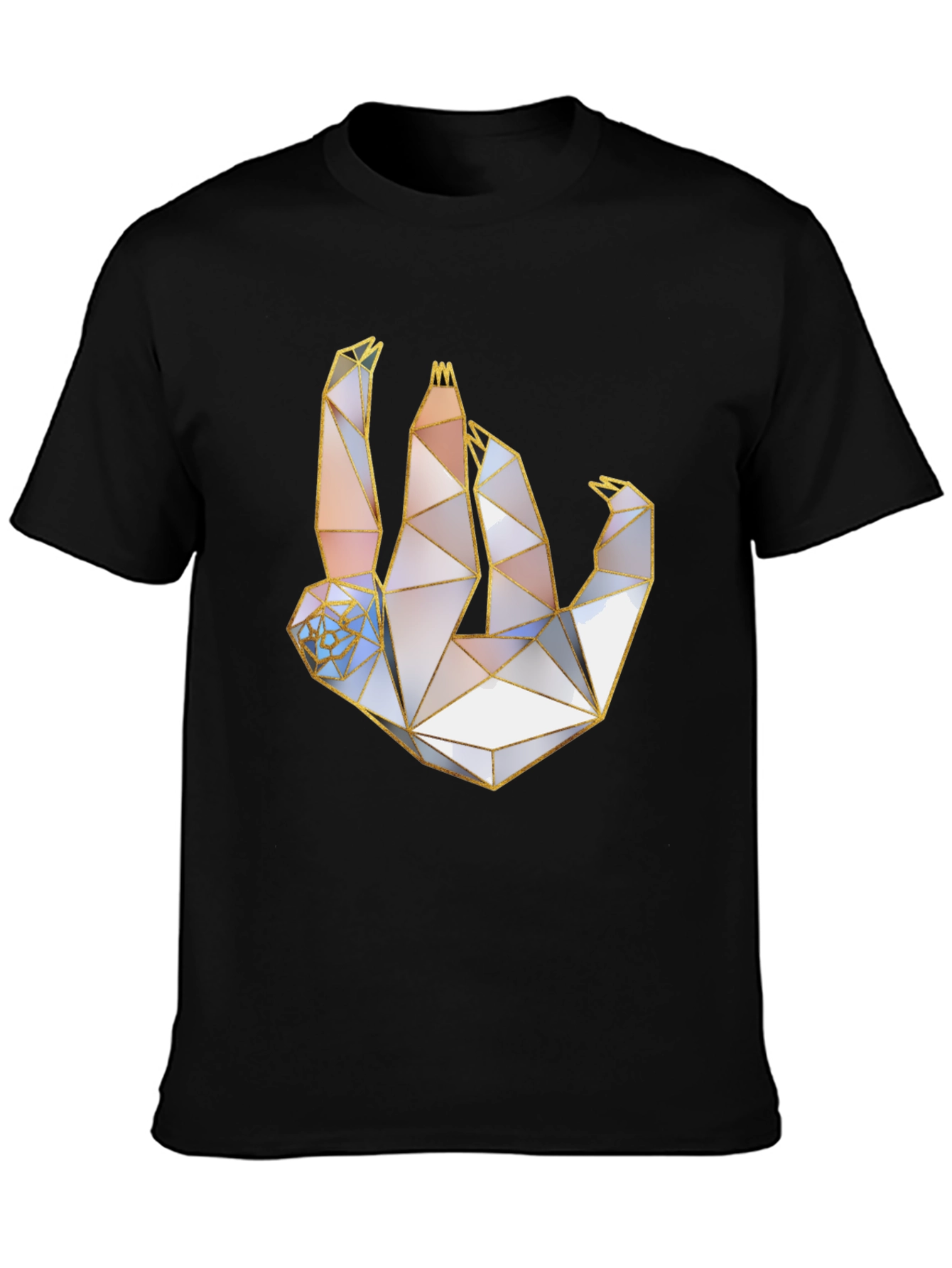 Geometric Sloth T-Shirt - Modern Art Tee