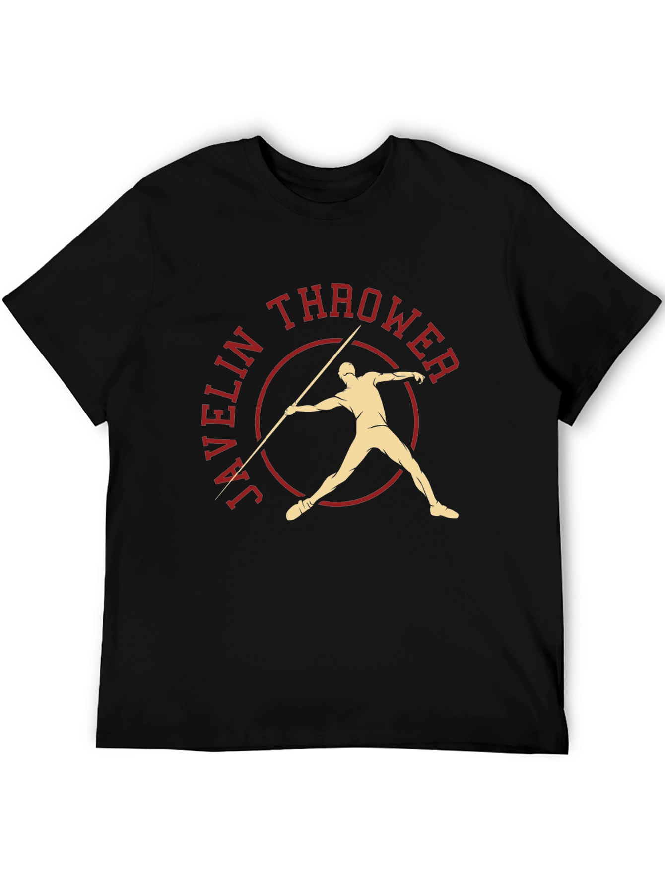 Javelin Thrower Graphic Tee - Sports T-Shirt