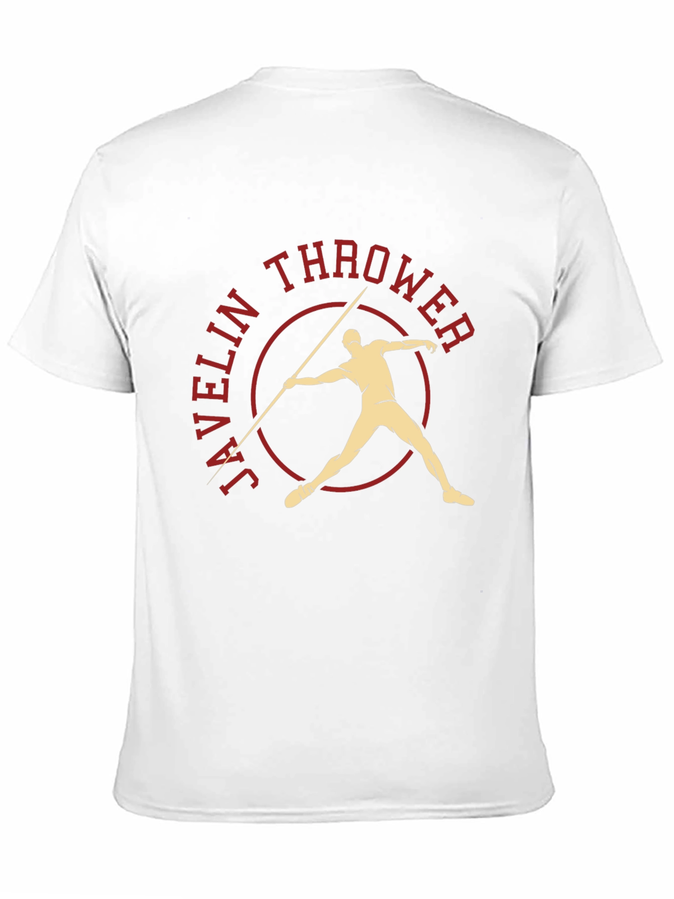 Javelin Thrower Graphic Tee - Sports T-Shirt