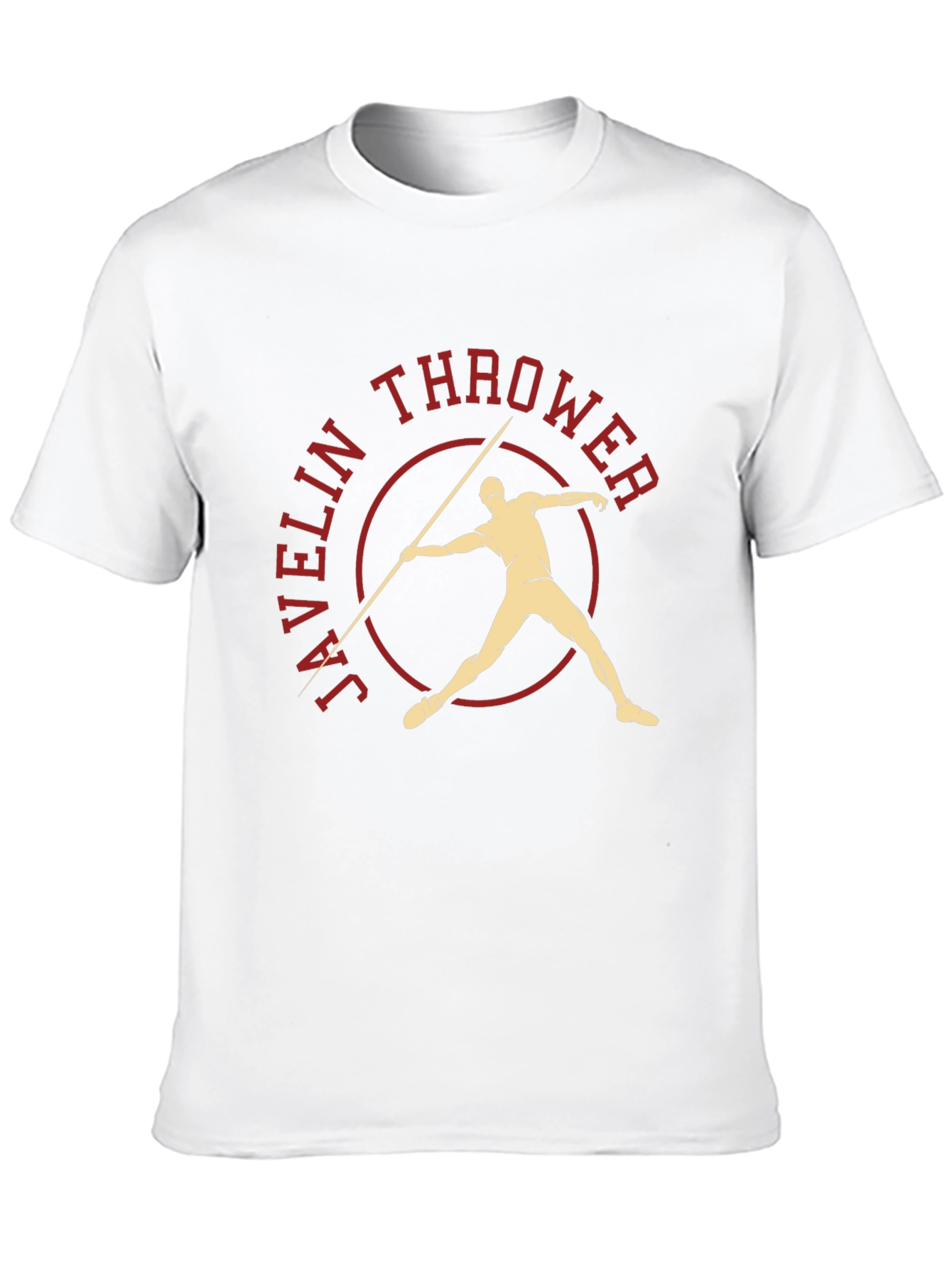 Javelin Thrower Graphic Tee - Sports T-Shirt