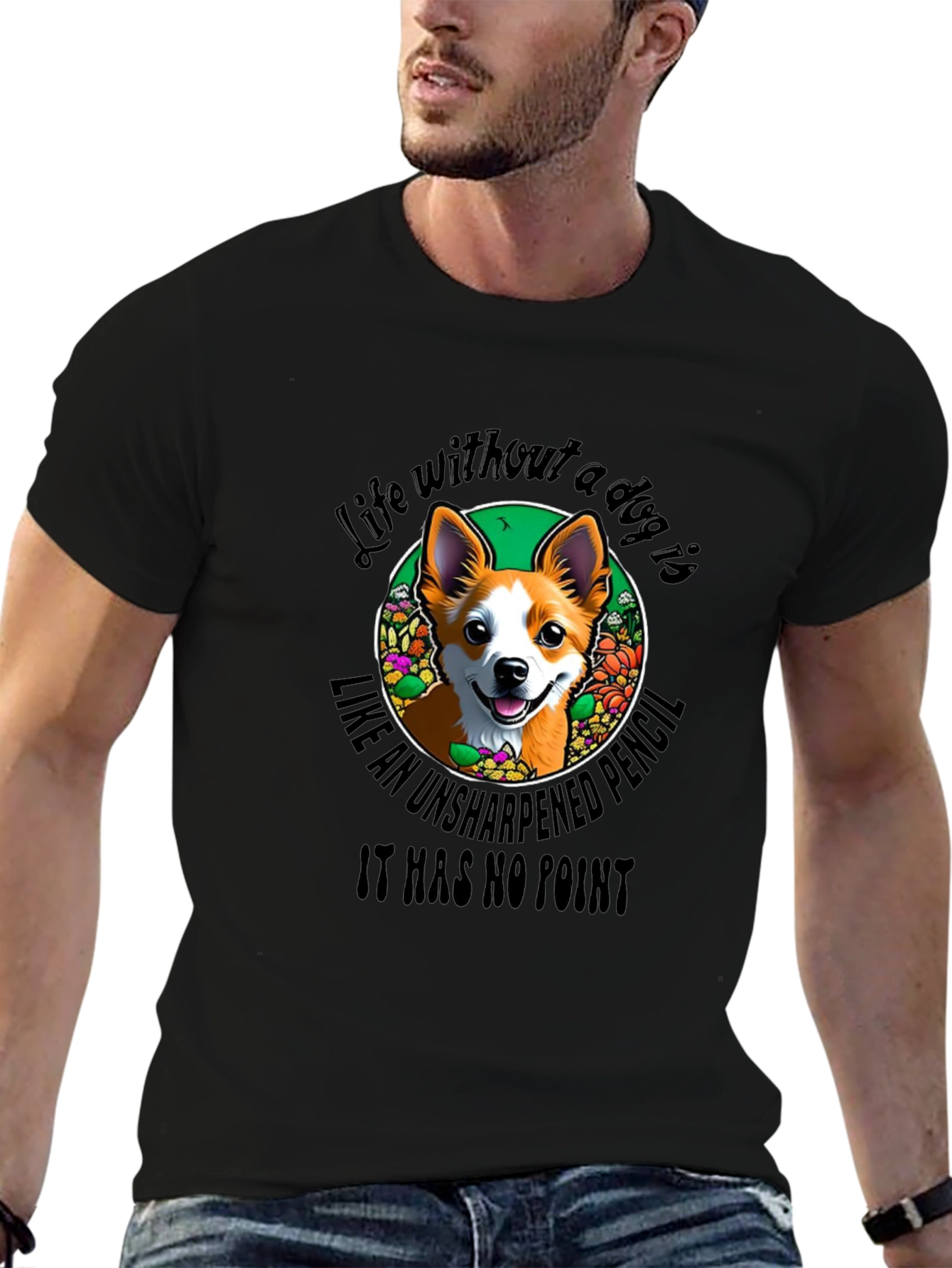 Dog Lover T-Shirt - Life Without a Dog Design