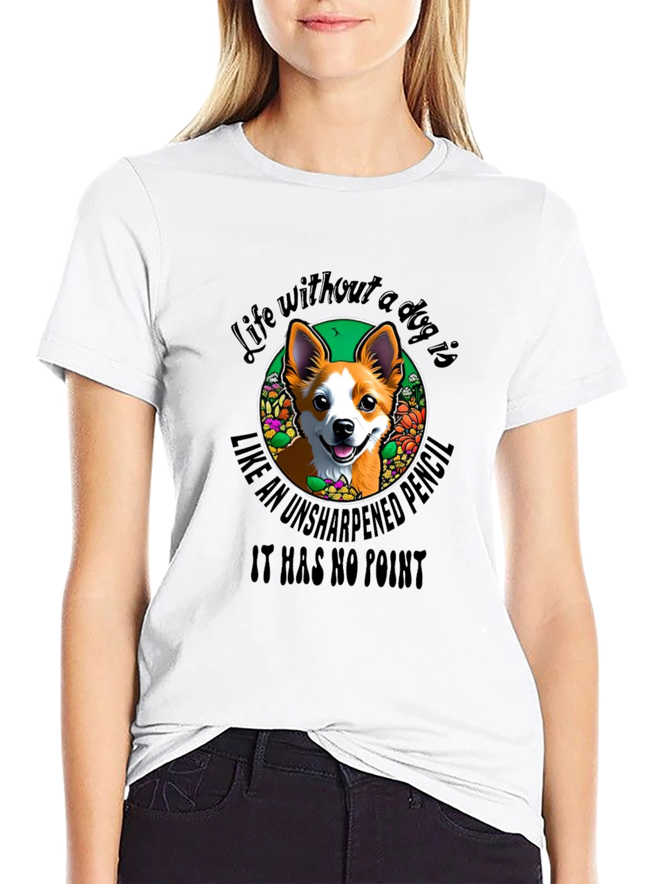 Dog Lover T-Shirt - Life Without a Dog Design