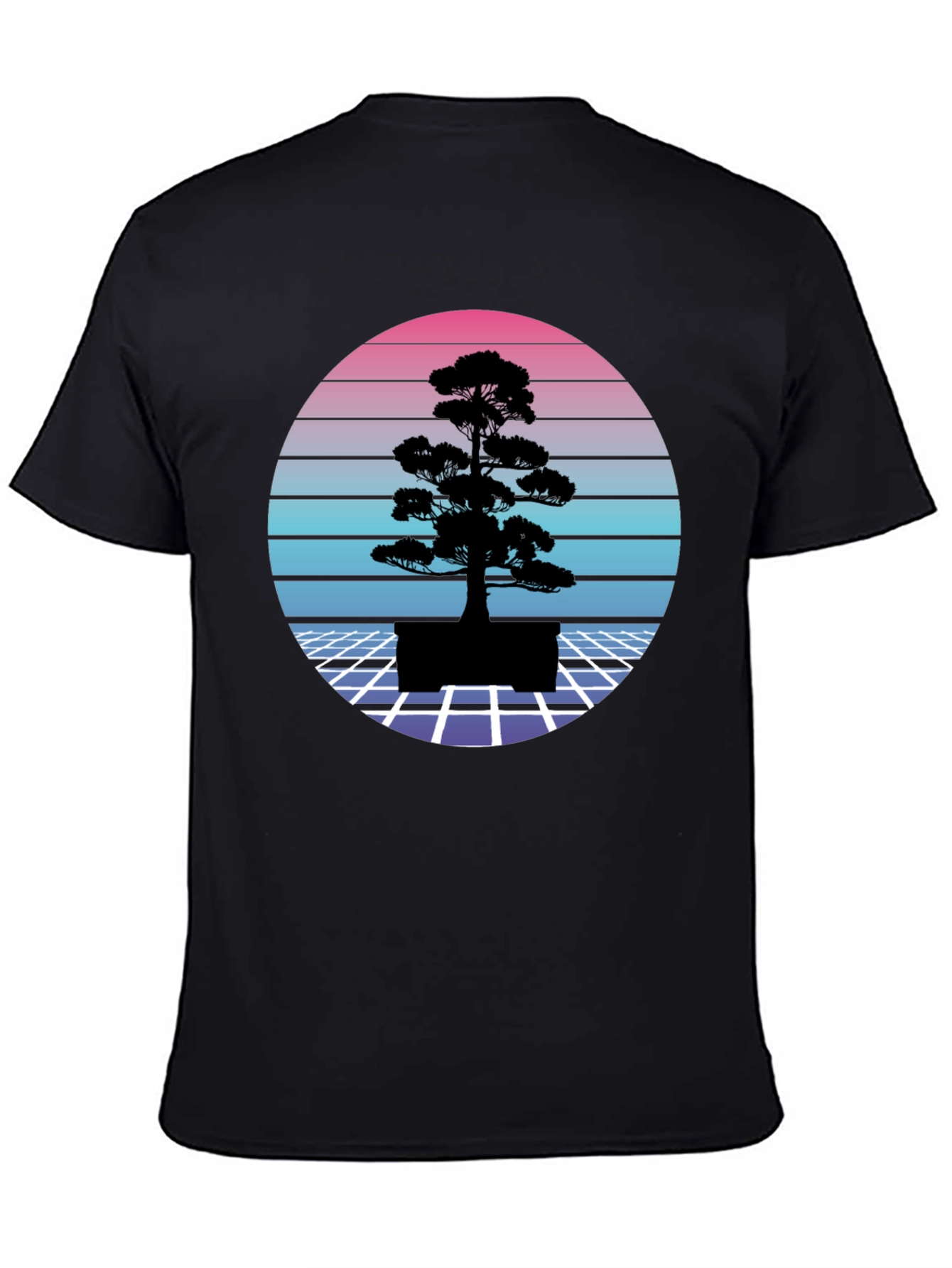 Retro Bonsai T-Shirt - Vaporwave Style