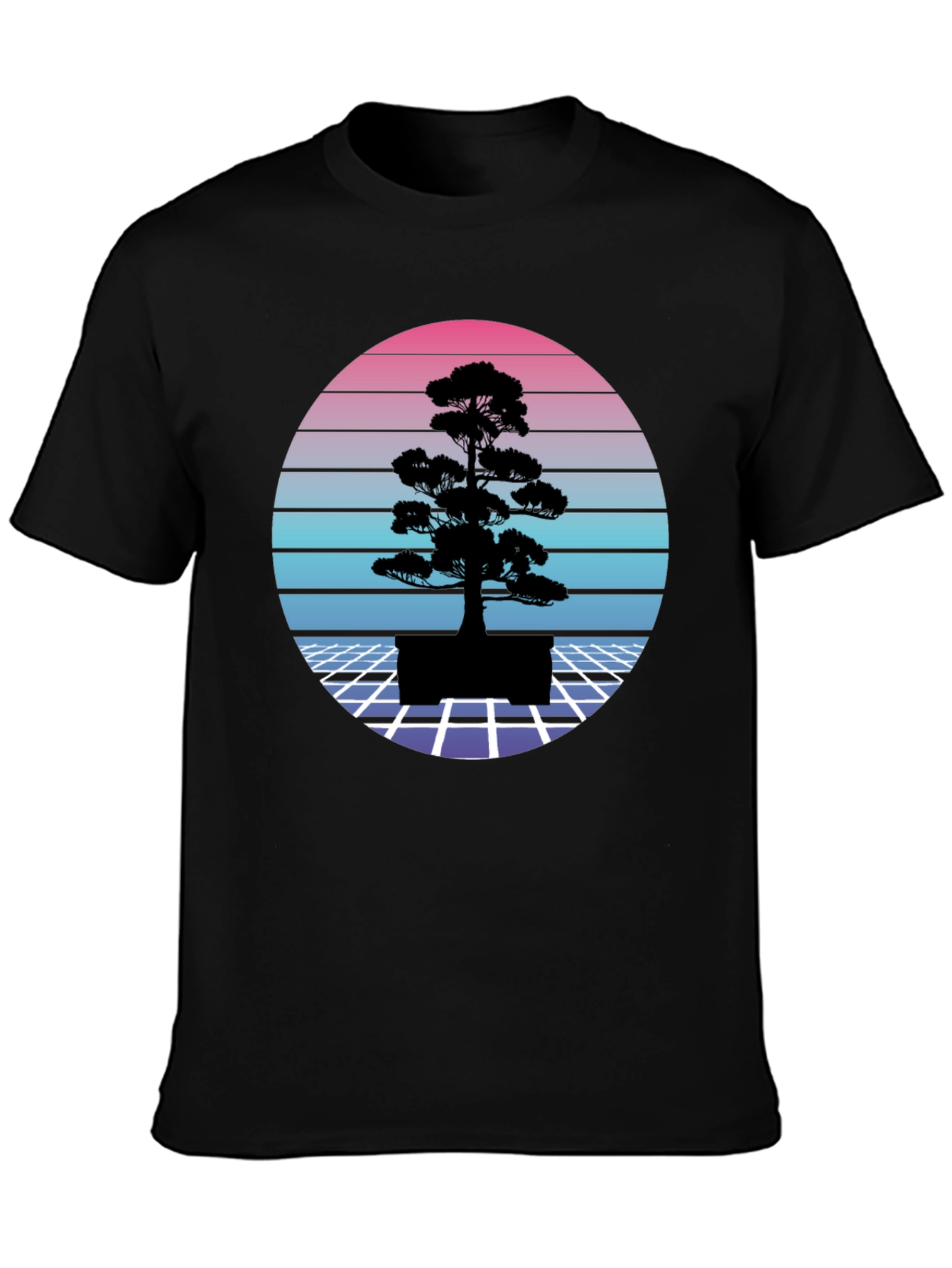 Retro Bonsai T-Shirt - Vaporwave Style