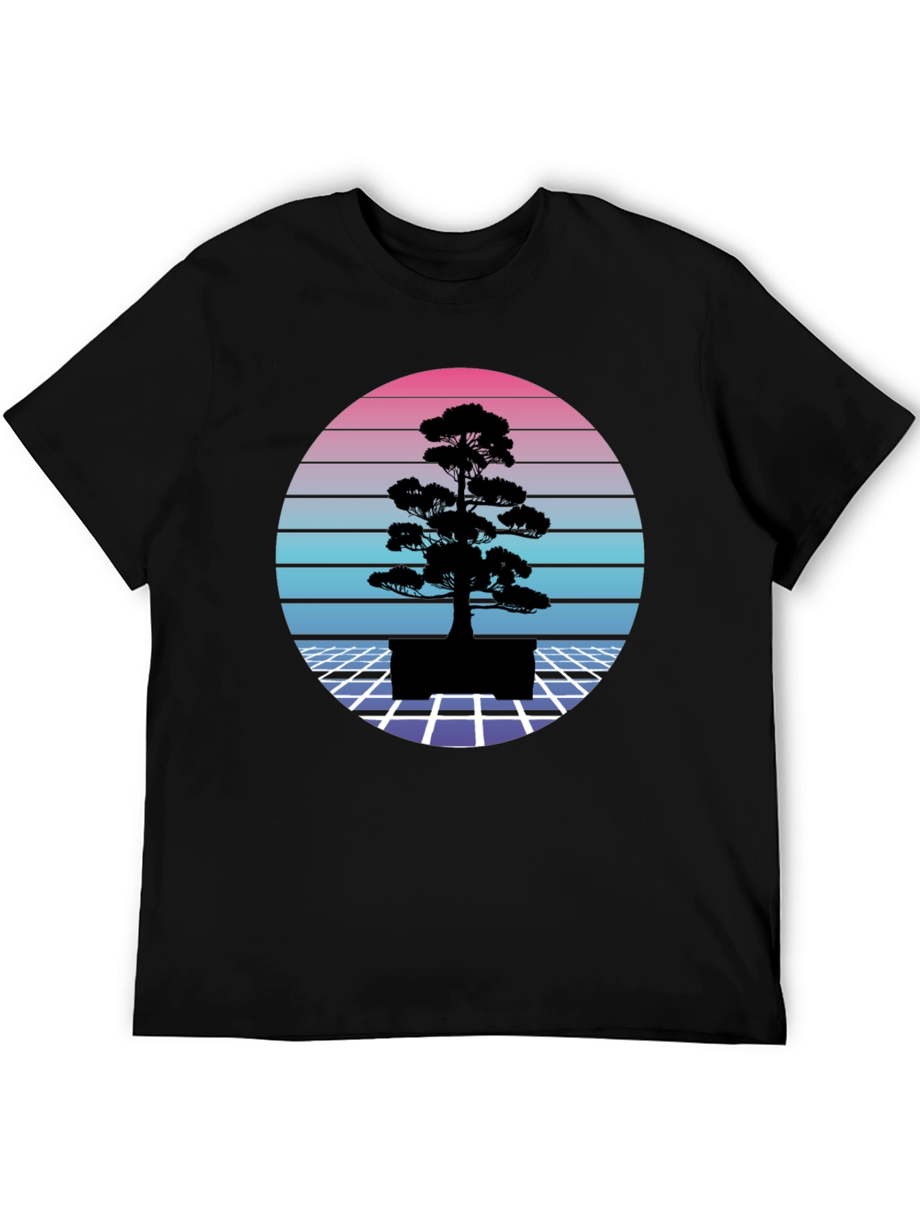 Retro Bonsai T-Shirt - Vaporwave Style