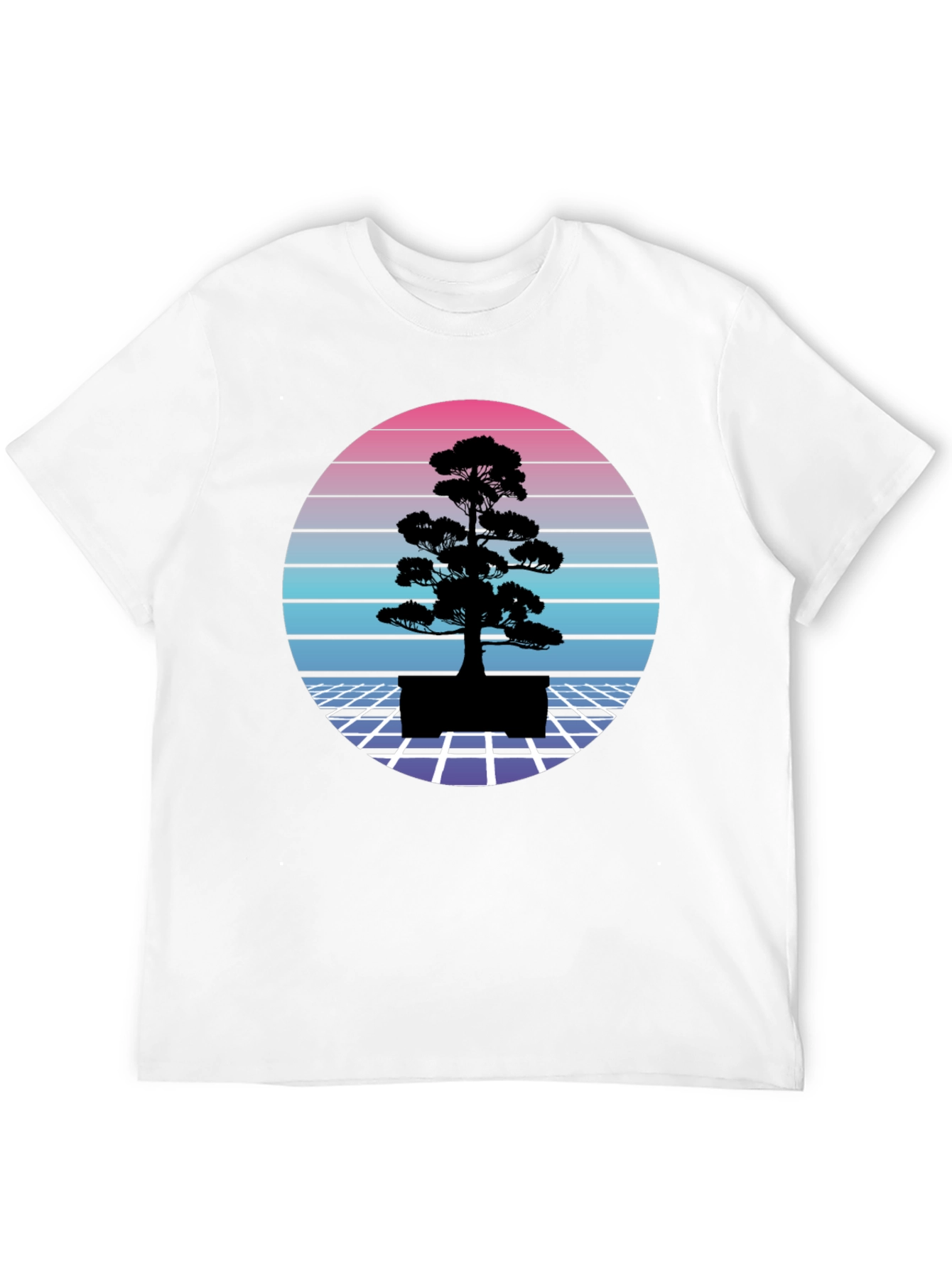 Retro Bonsai T-Shirt - Vaporwave Style