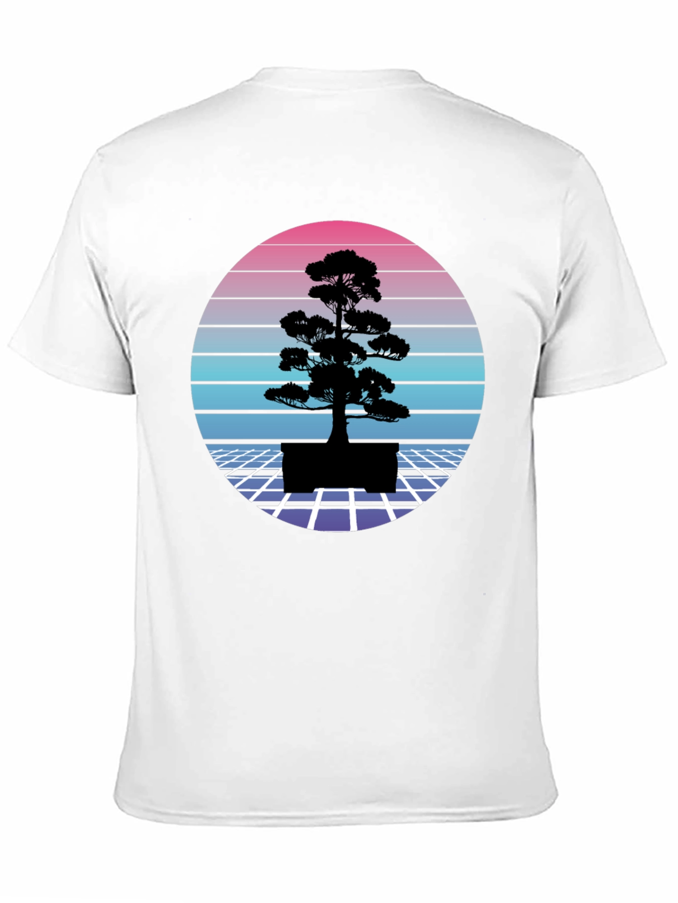 Retro Bonsai T-Shirt - Vaporwave Style