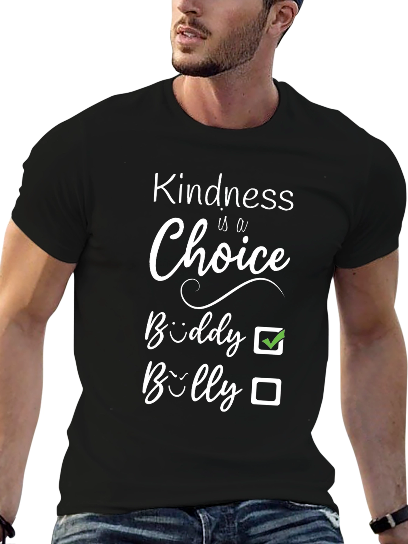 Kindness Choice Graphic T-Shirt - Anti Bullying Tee