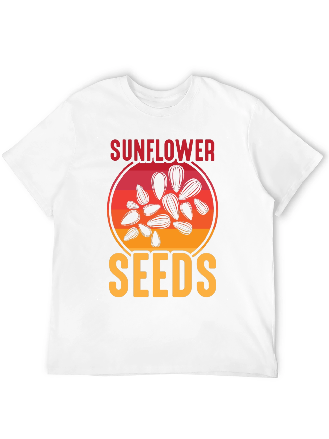 Sunflower Seeds Graphic Tee - Unisex Black T-Shirt