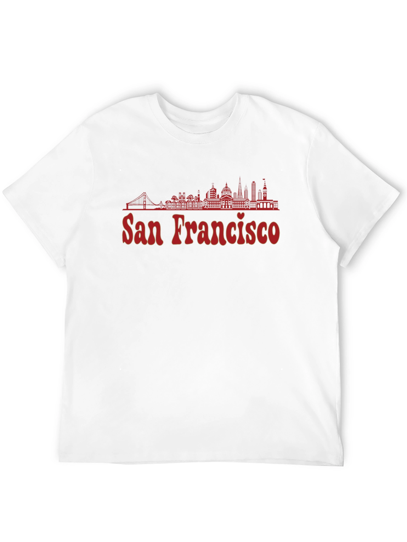 San Francisco Skyline Graphic Tee - Black Cotton Blend