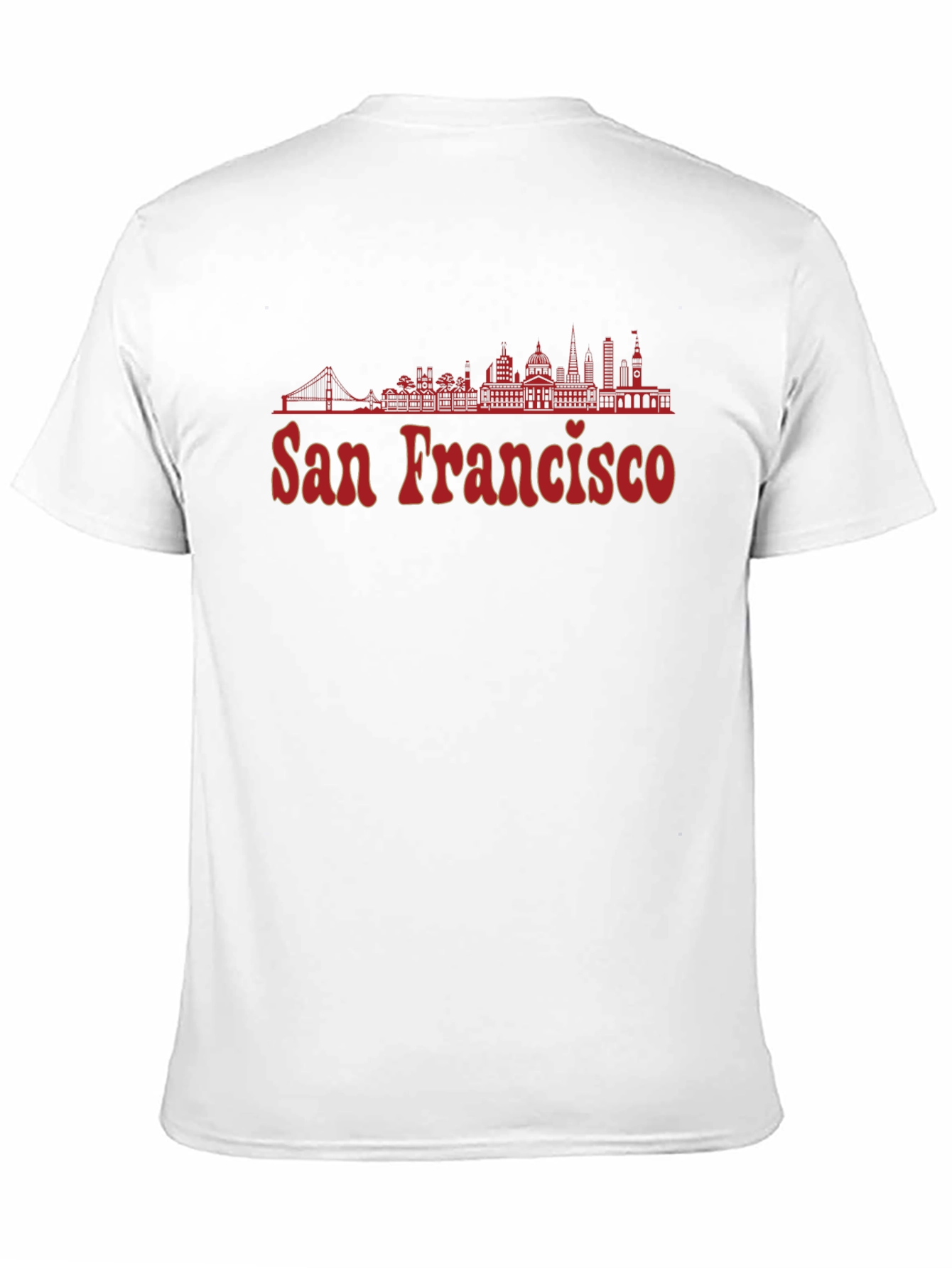 San Francisco Skyline Graphic Tee - Black Cotton Blend