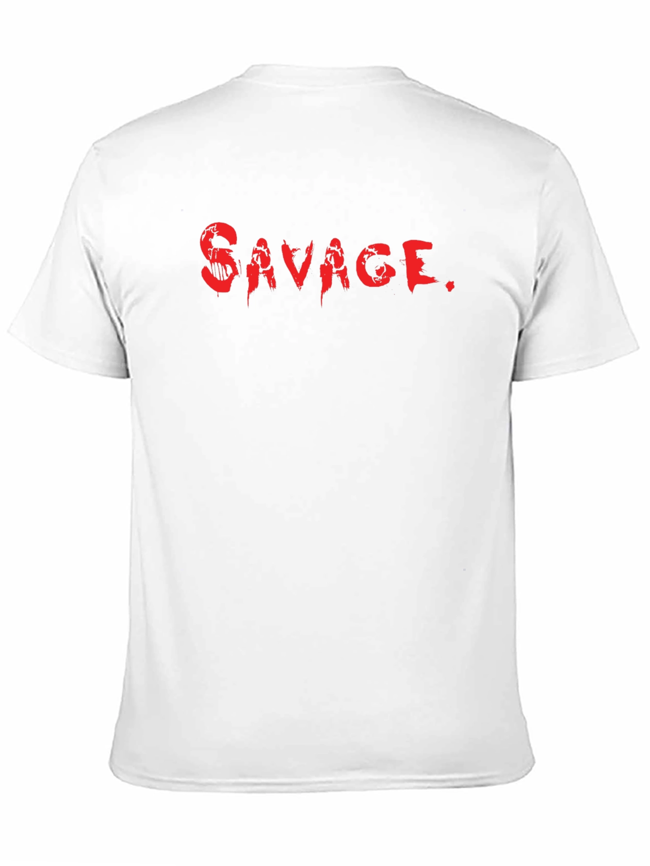 Savage Graphic Print Crew Neck T-Shirt