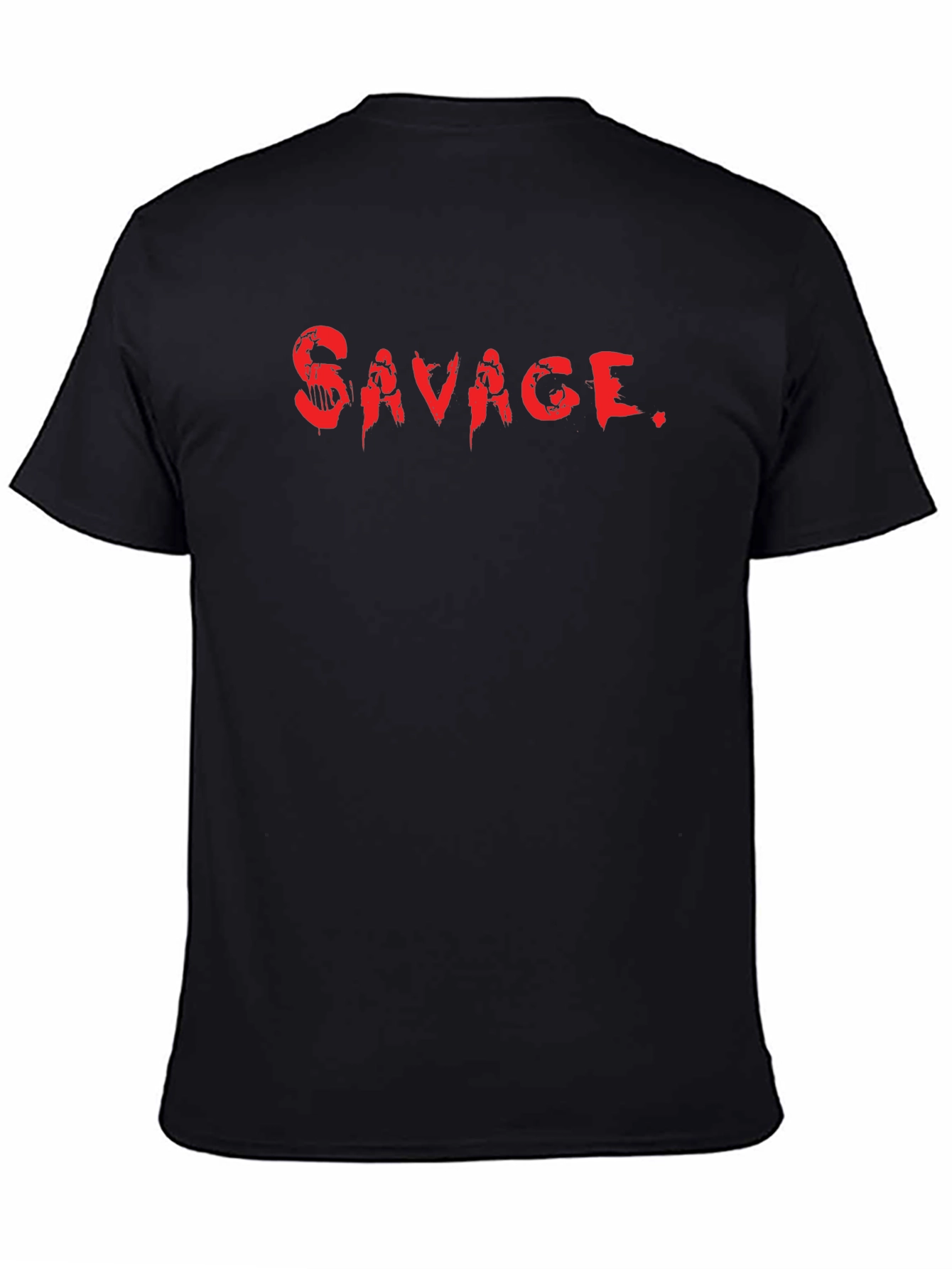 Savage Graphic Print Crew Neck T-Shirt