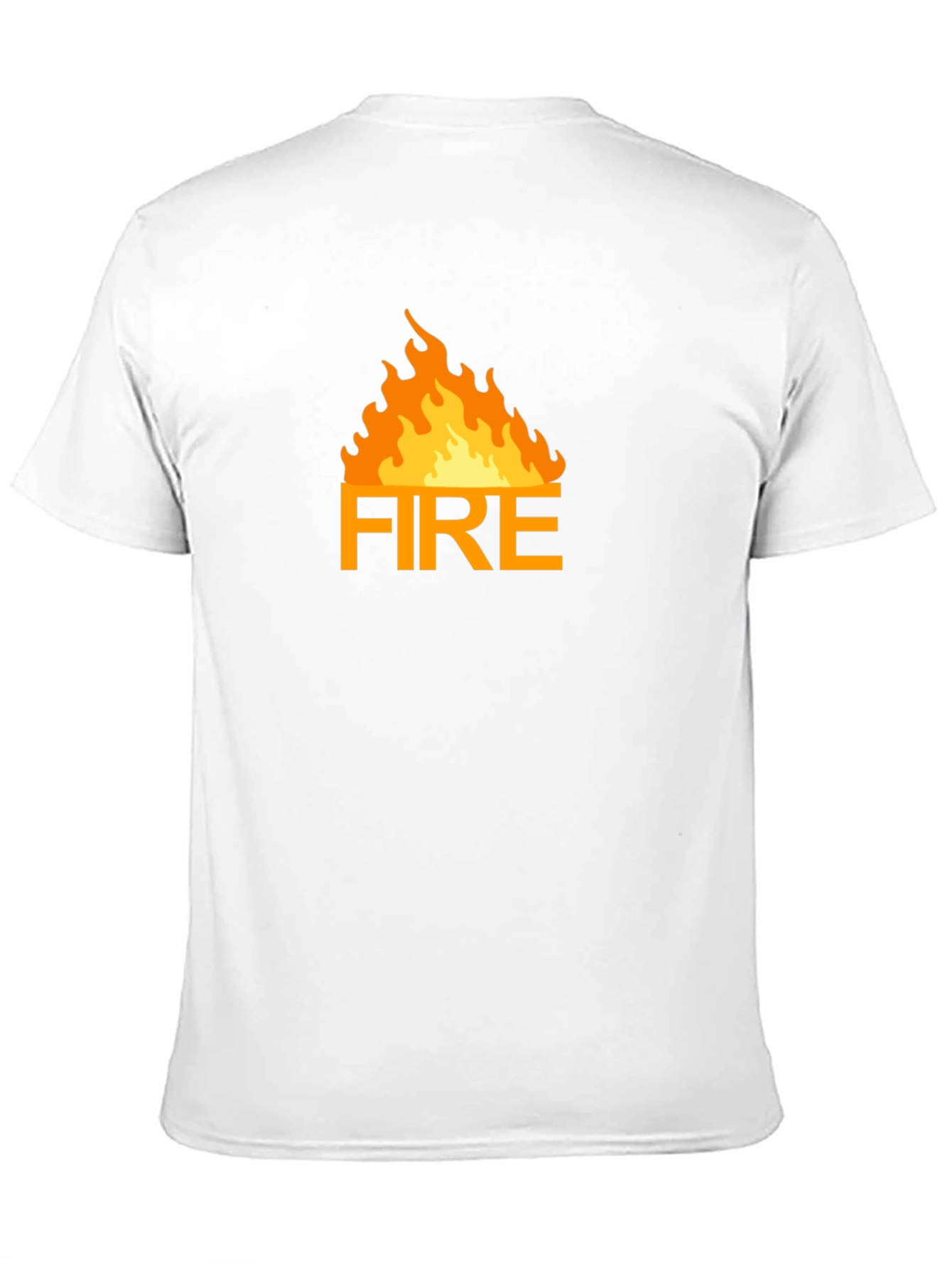 Fire Graphic T-Shirt - Bold Statement Tee
