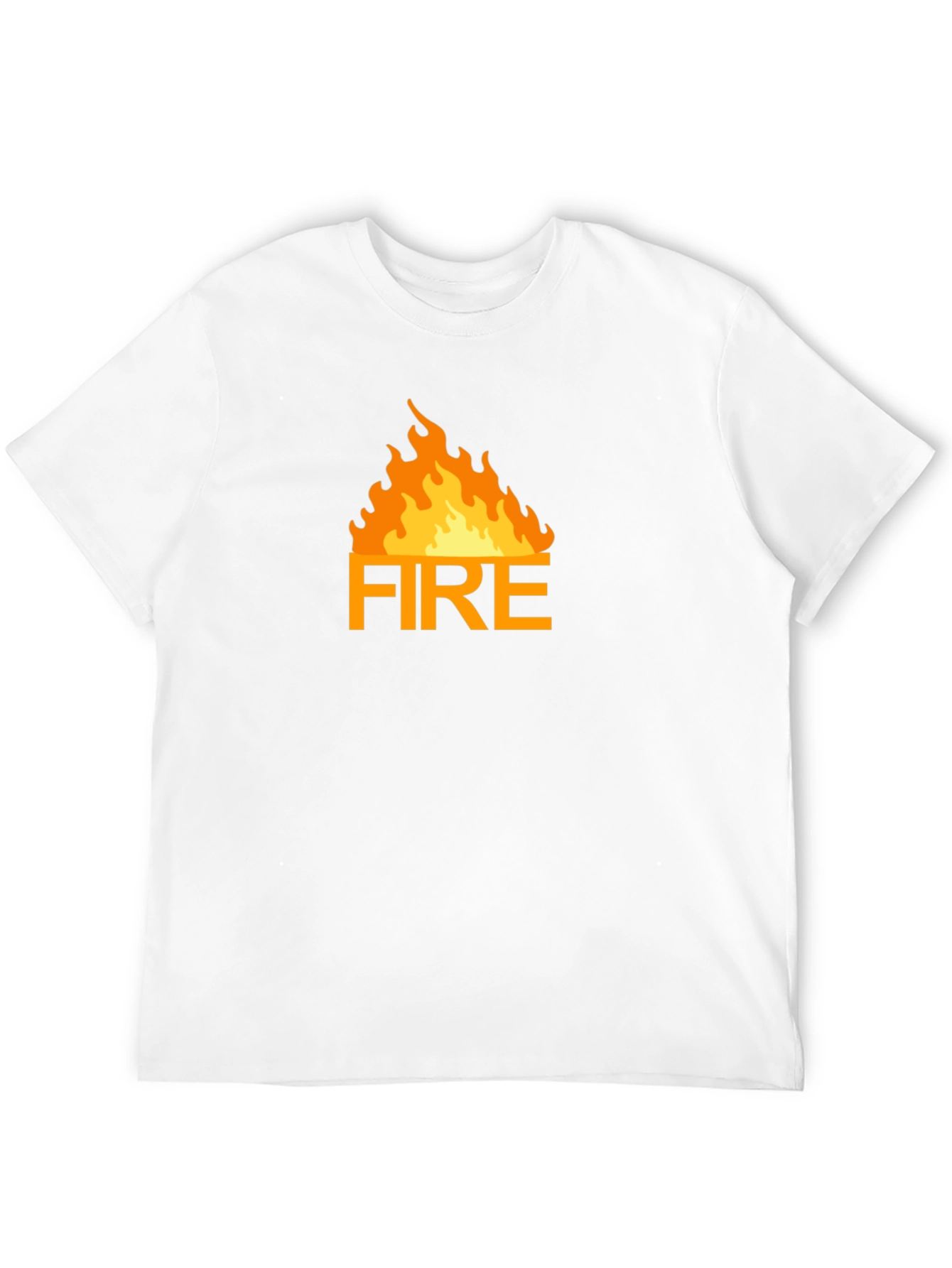 Fire Graphic T-Shirt - Bold Statement Tee