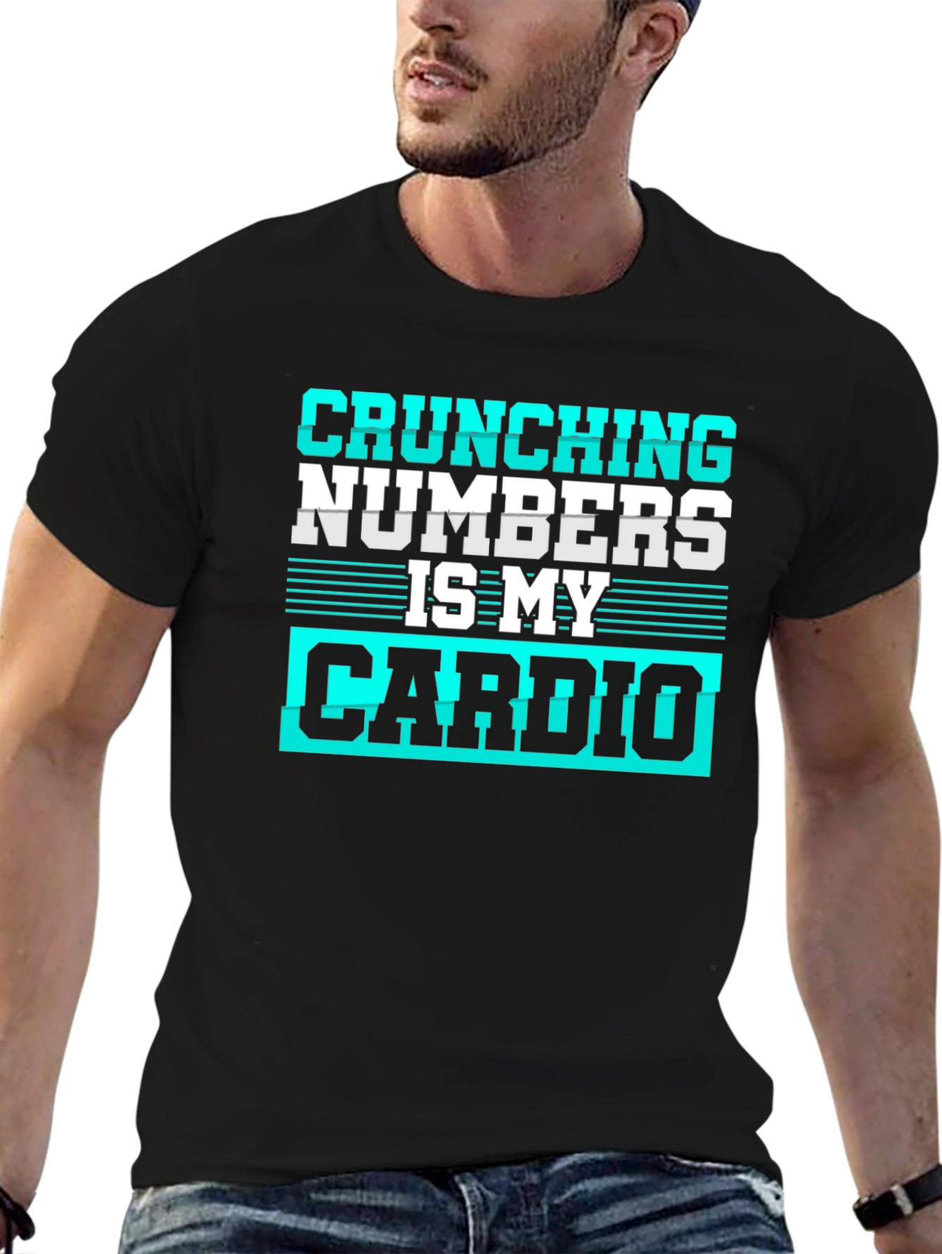 Crunching Numbers is My Cardio Graphic Tee