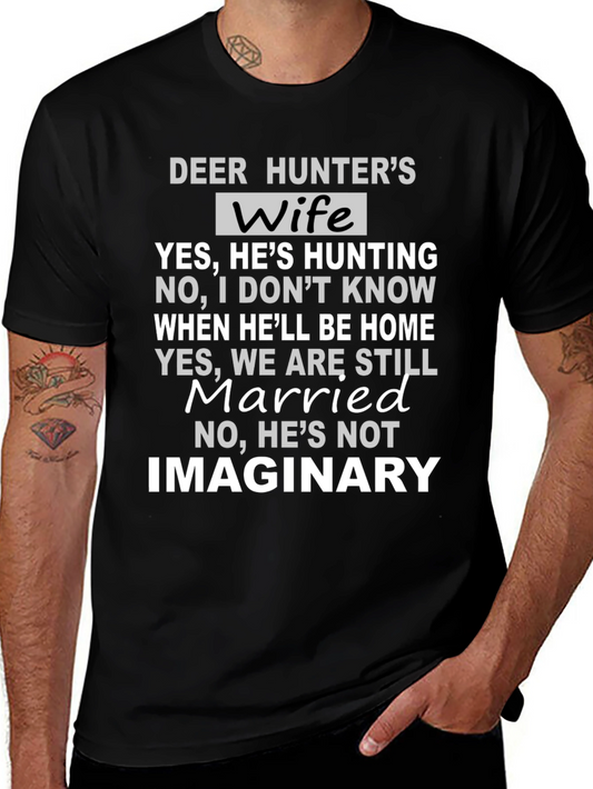 Deer Hunters Wife Novelty T-Shirt