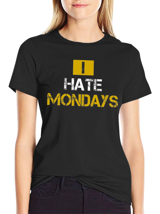 I Hate Mondays Graphic T-Shirt - Mens Black Tee