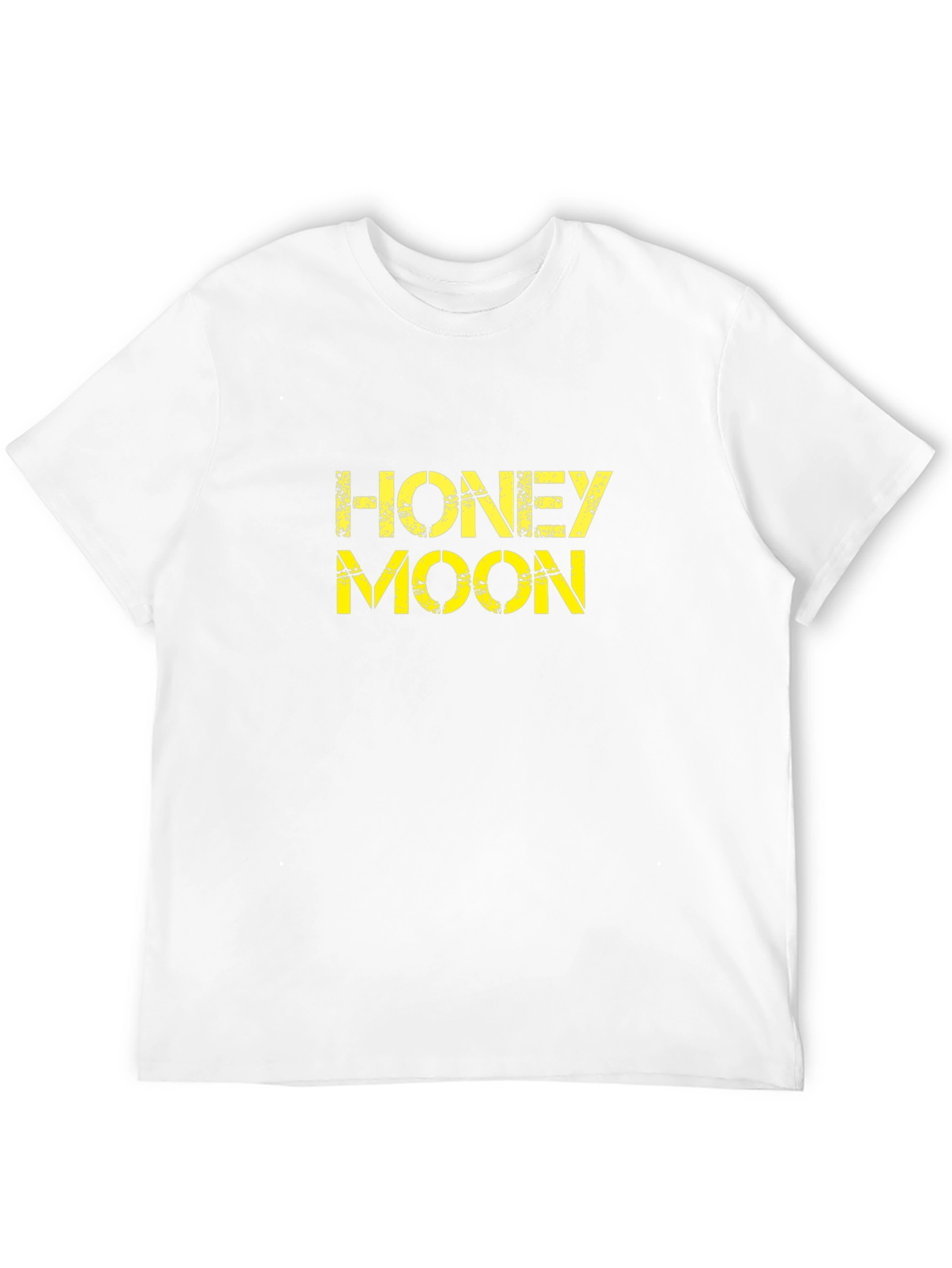Honeymoon Graphic Tee - Black Cotton Casual T-Shirt