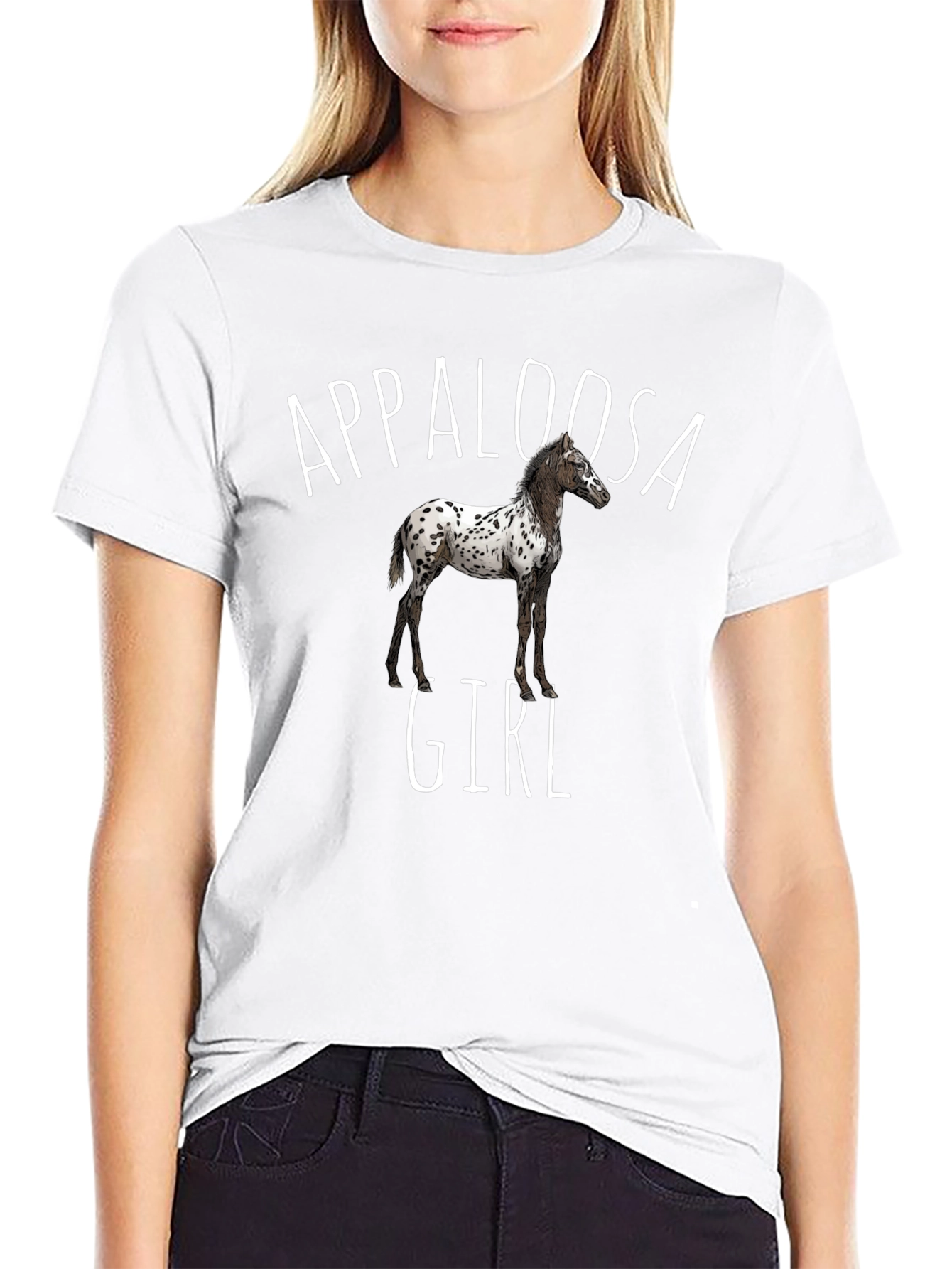 Appaloosa Girl T-Shirt - Horse Lover Tee
