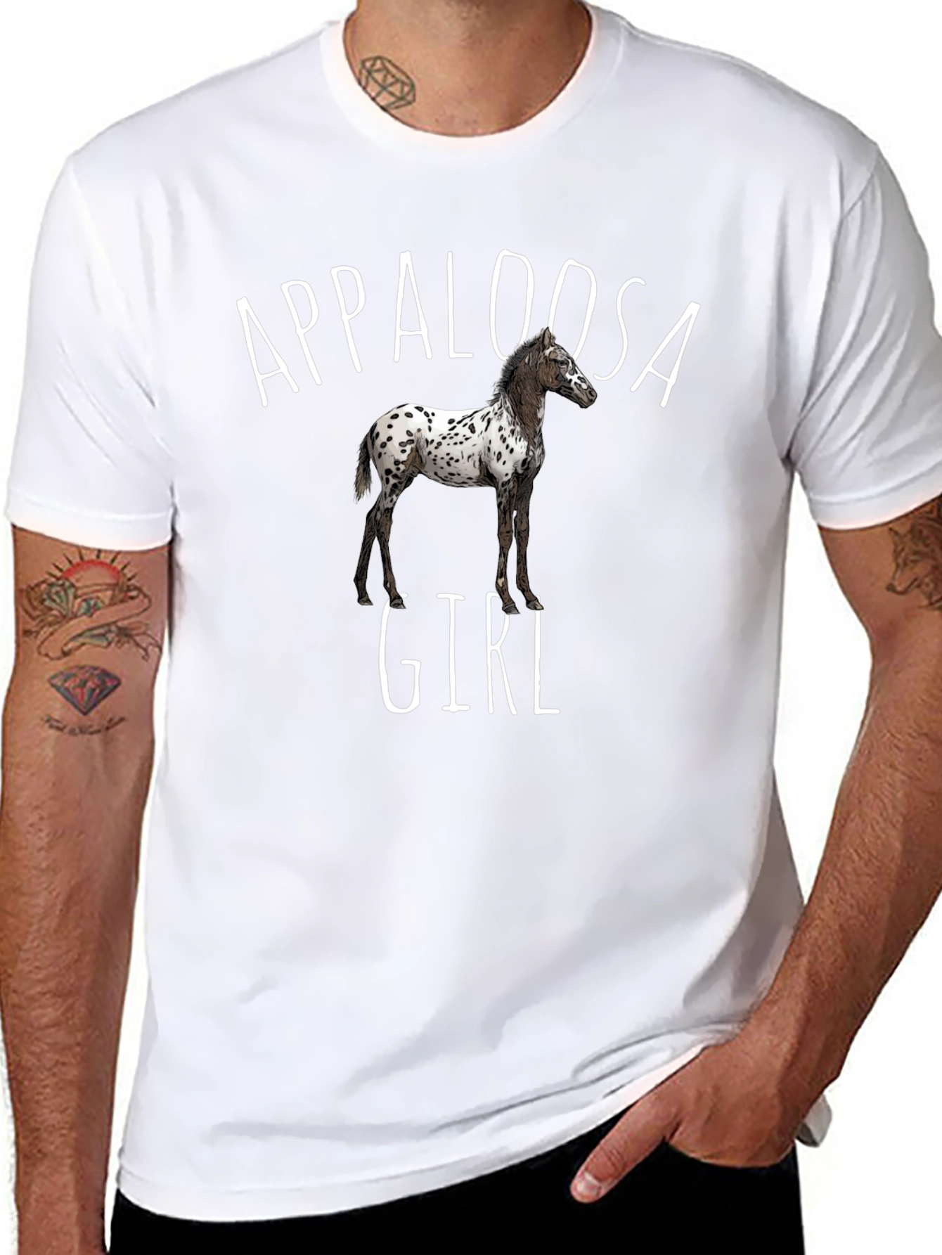 Appaloosa Girl T-Shirt - Horse Lover Tee