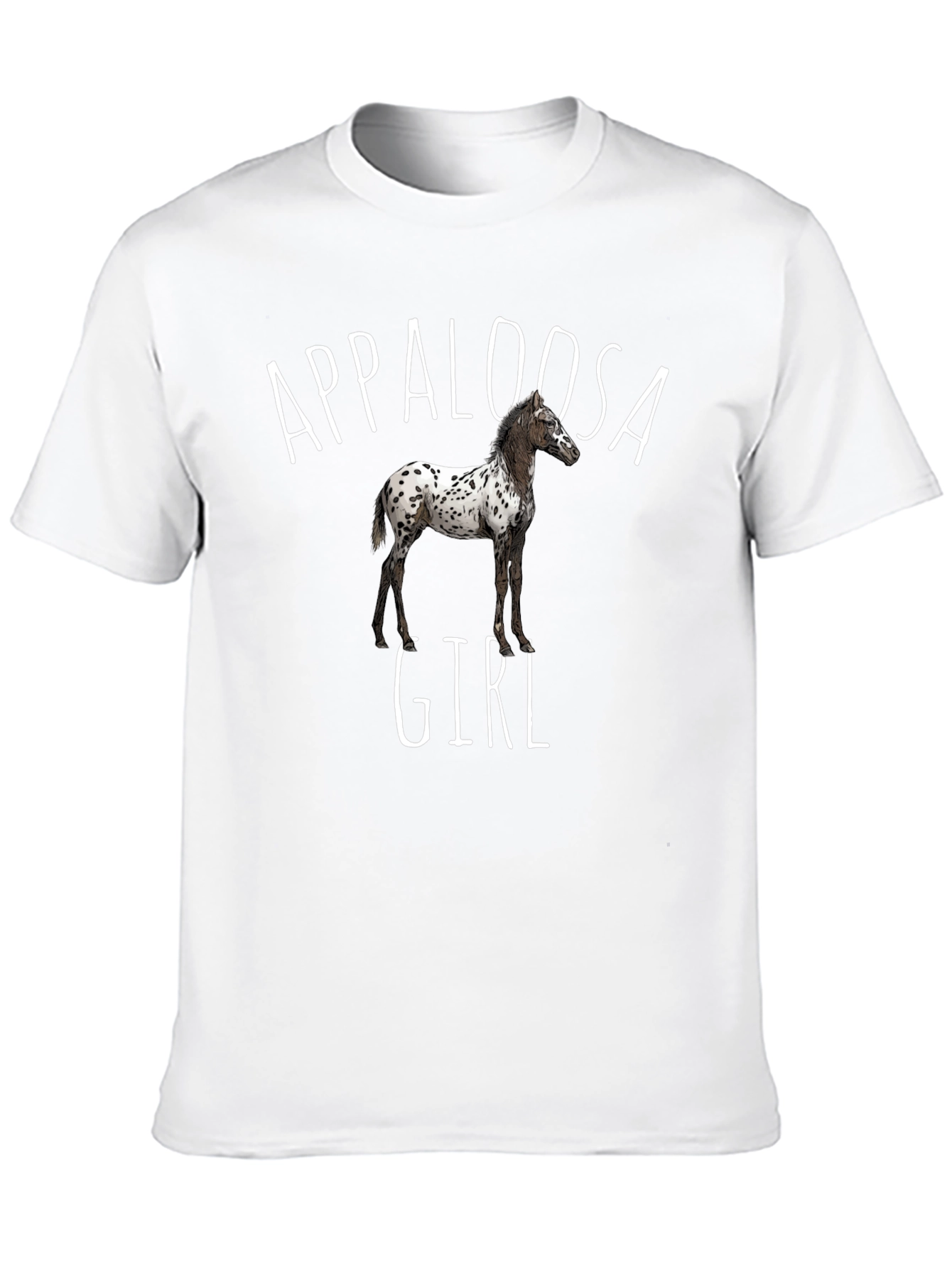 Appaloosa Girl T-Shirt - Horse Lover Tee