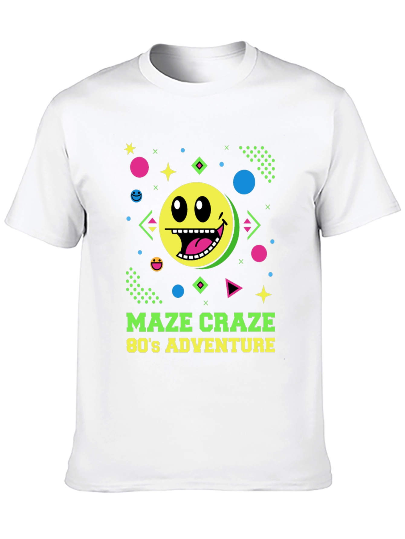 Maze Craze 80s Adventure Black T-Shirt