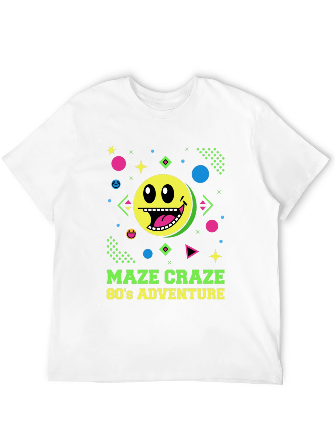 Maze Craze 80s Adventure Black T-Shirt