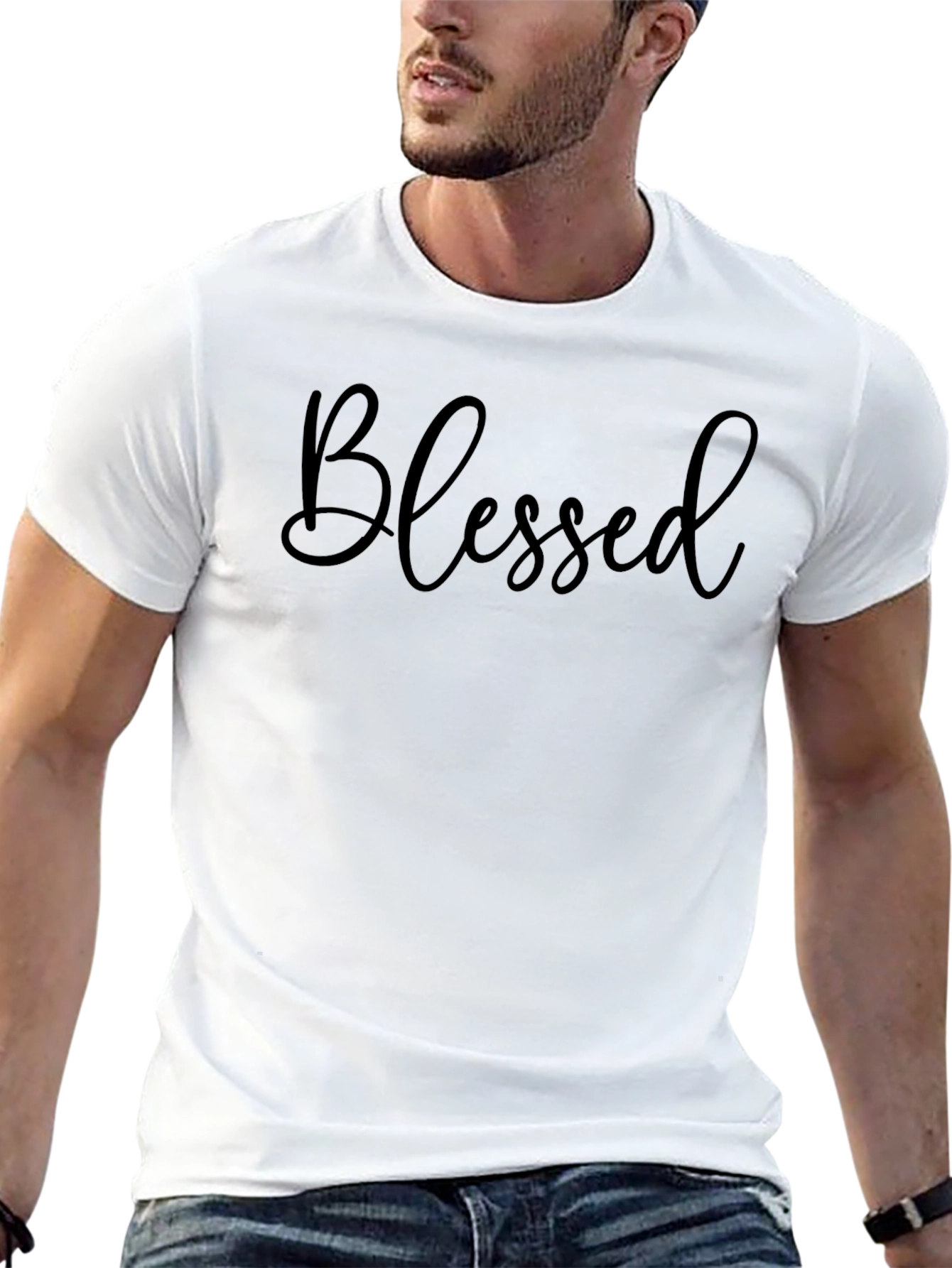 Blessed Black T-Shirt - Christian Apparel