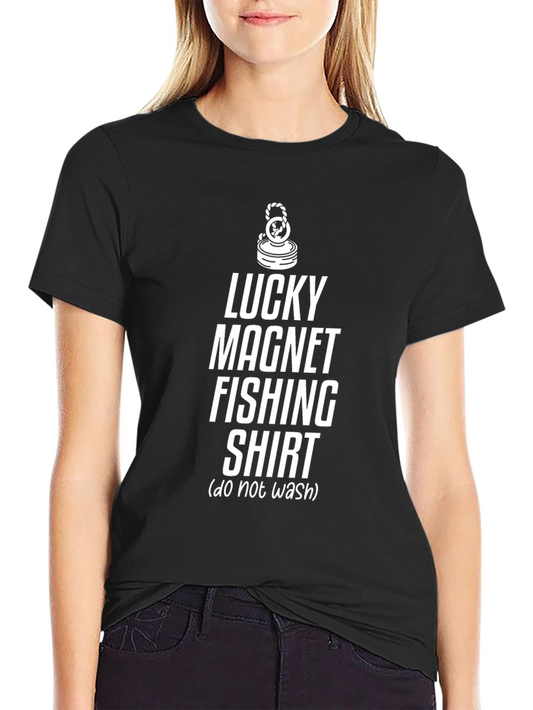 Lucky Magnet Fishing Shirt - Novelty Tee