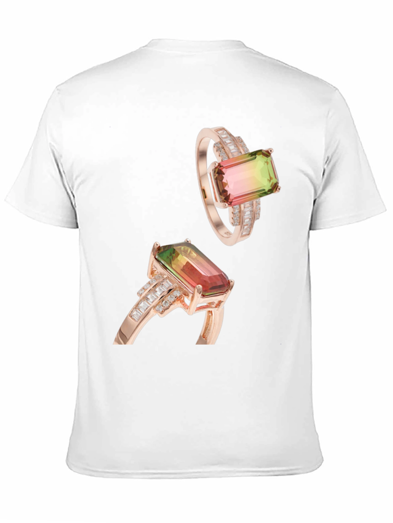 Stylish T-Shirt with Ring Graphic