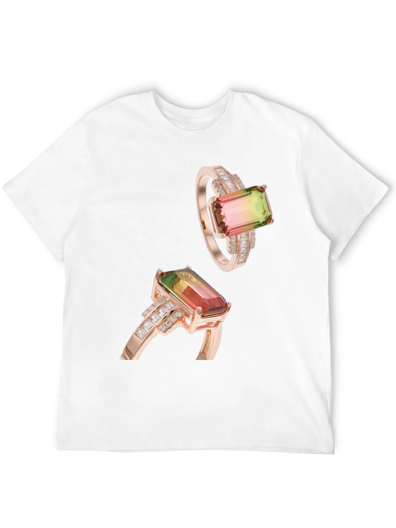 Stylish T-Shirt with Ring Graphic