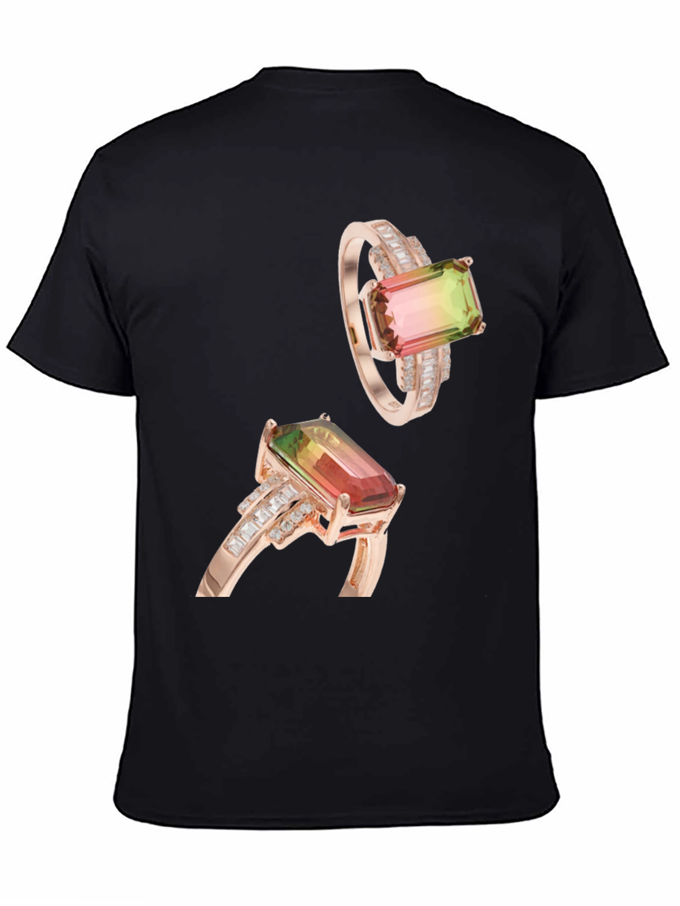 Stylish T-Shirt with Ring Graphic