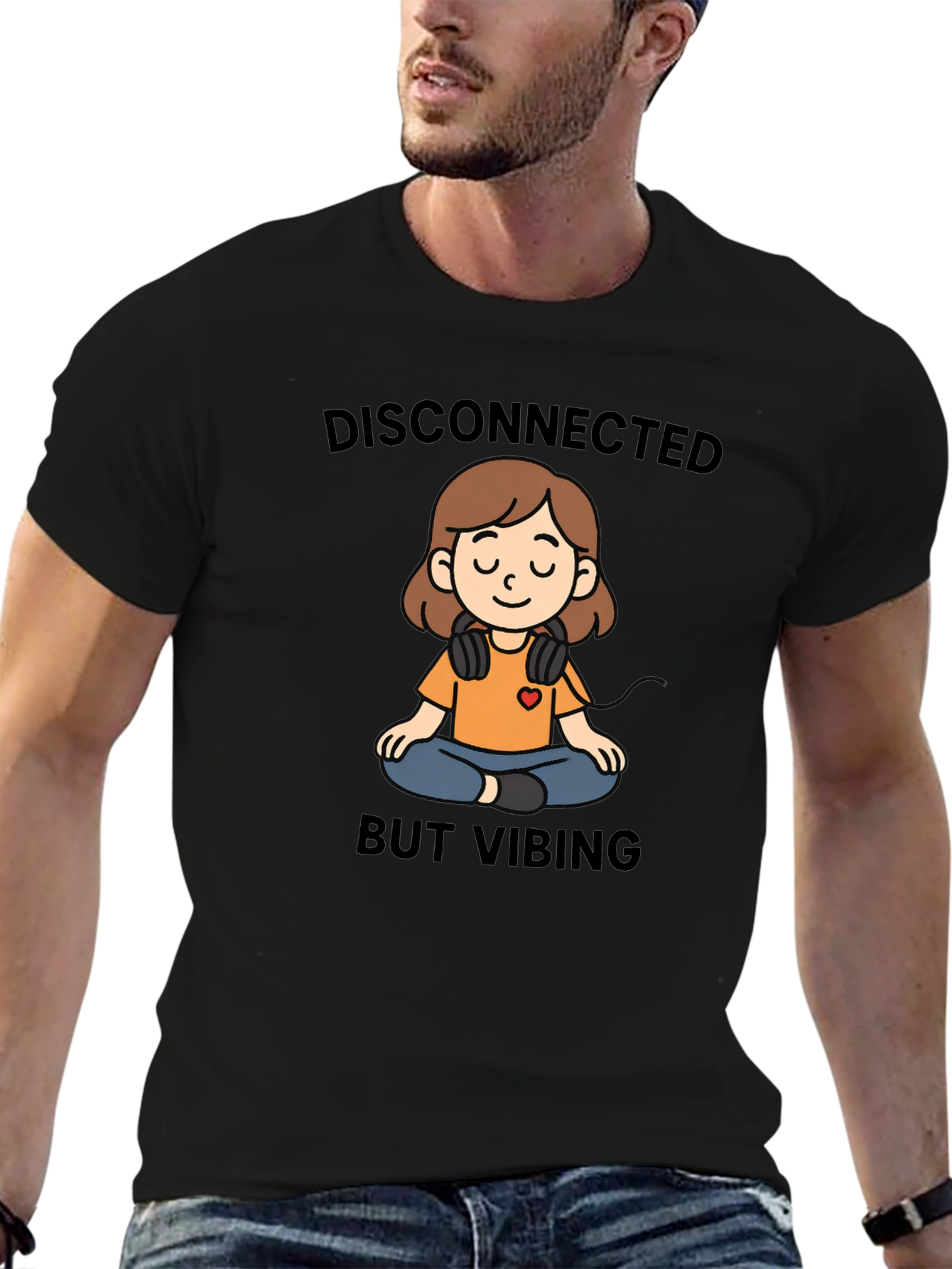 Disconnected But Vibing Graphic Tee