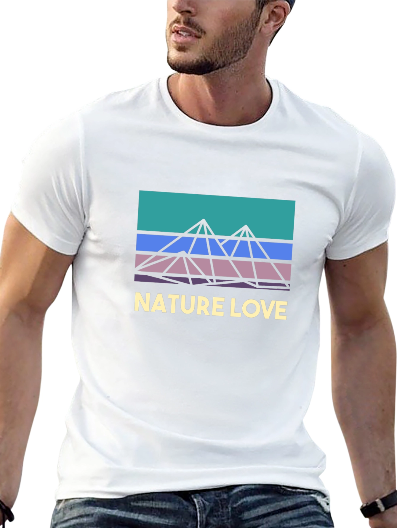 Nature Love Graphic T-Shirt - Black