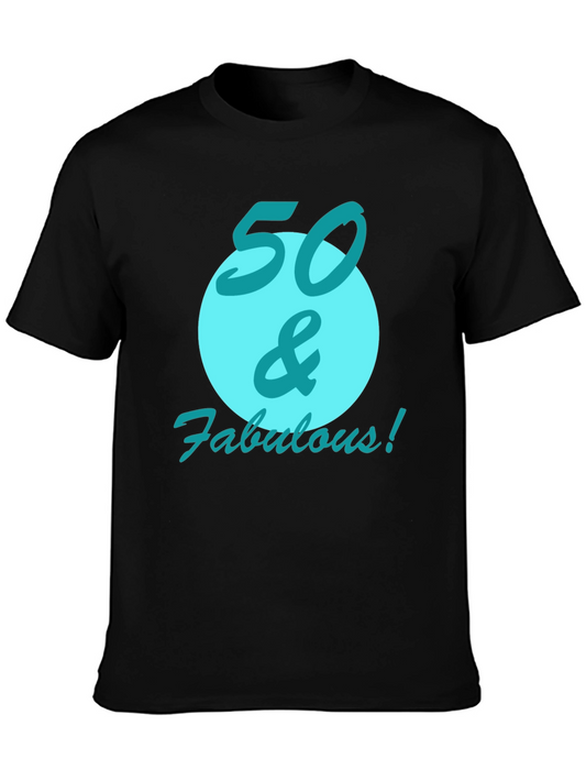 50 & Fabulous Birthday Tee