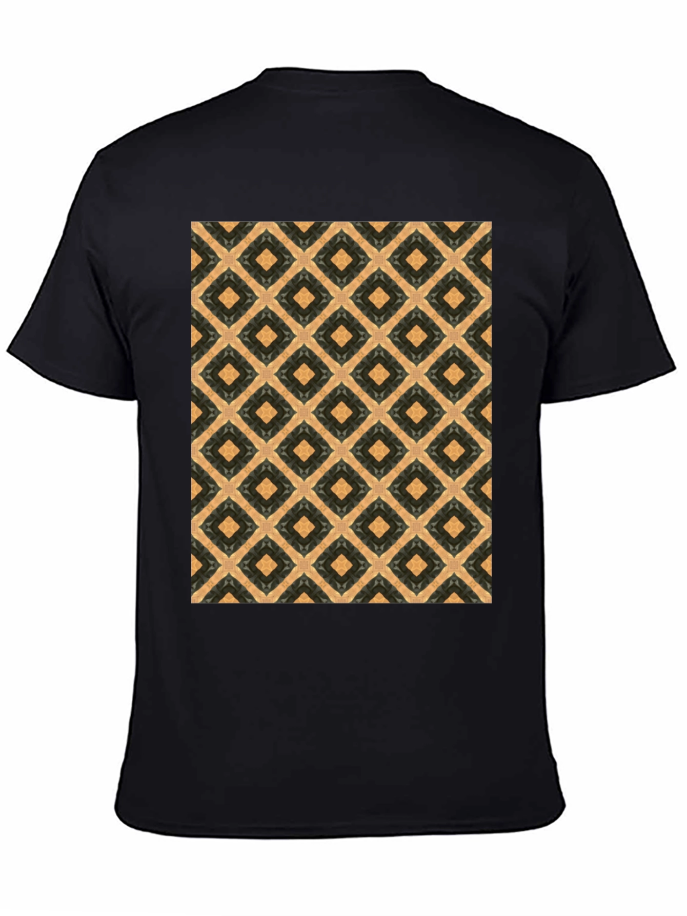 Patterned Graphic Tee - Casual Style
