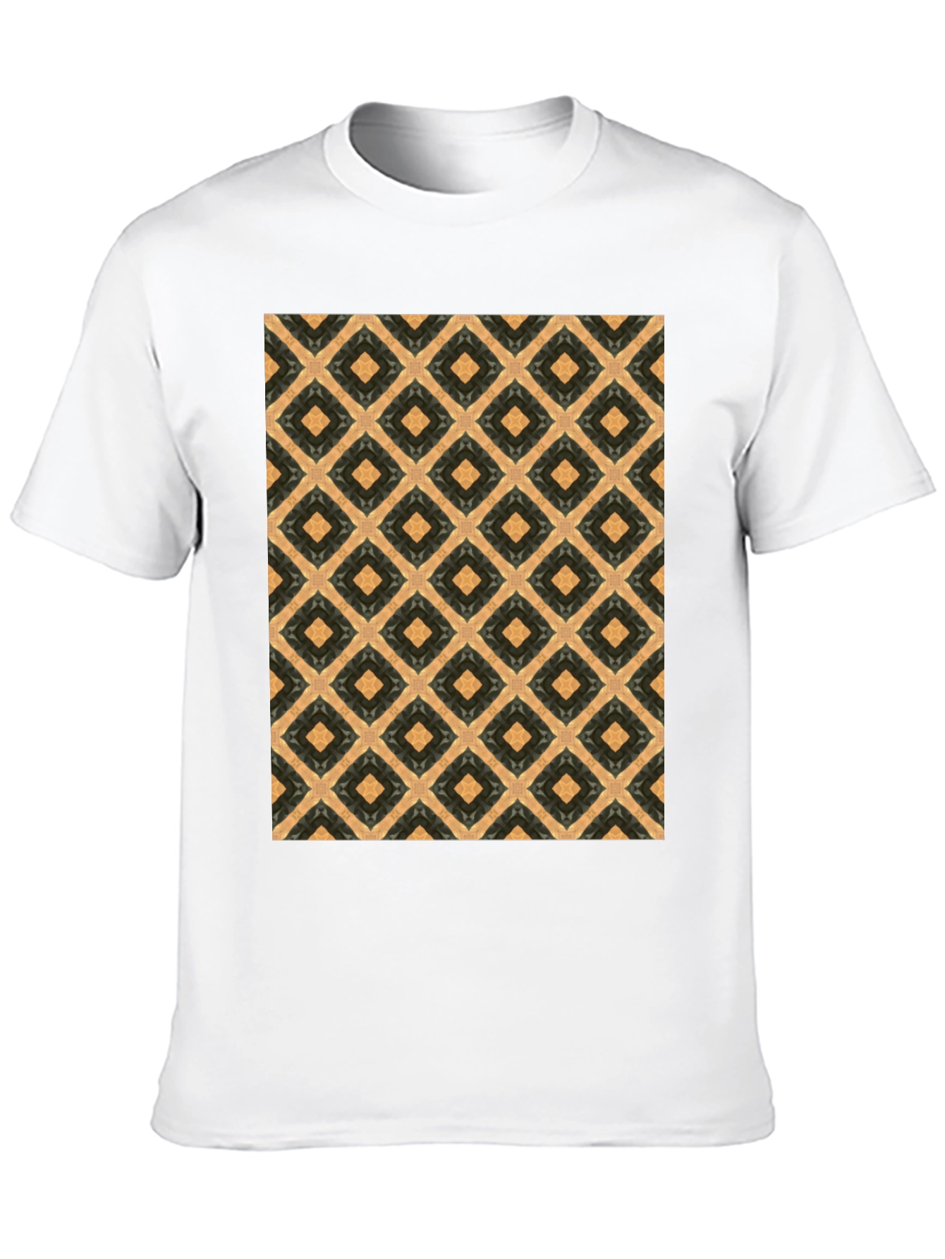 Patterned Graphic Tee - Casual Style