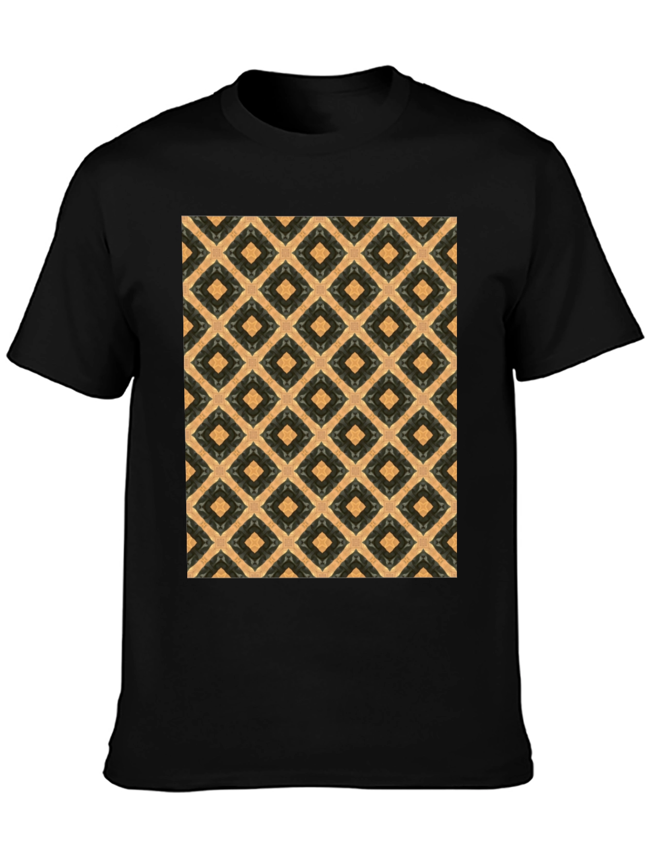 Patterned Graphic Tee - Casual Style