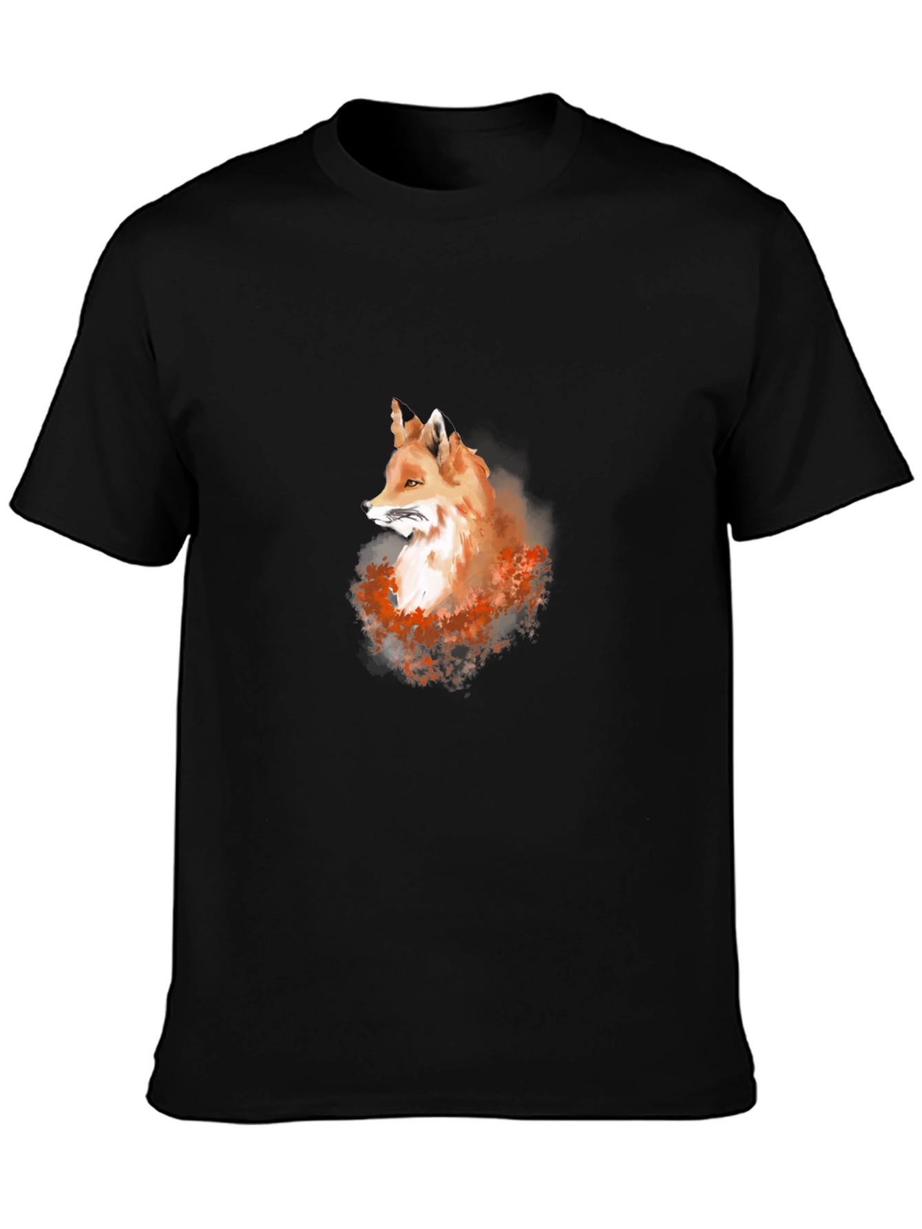 Fox Graphic Tee - Cool Animal Print Shirt