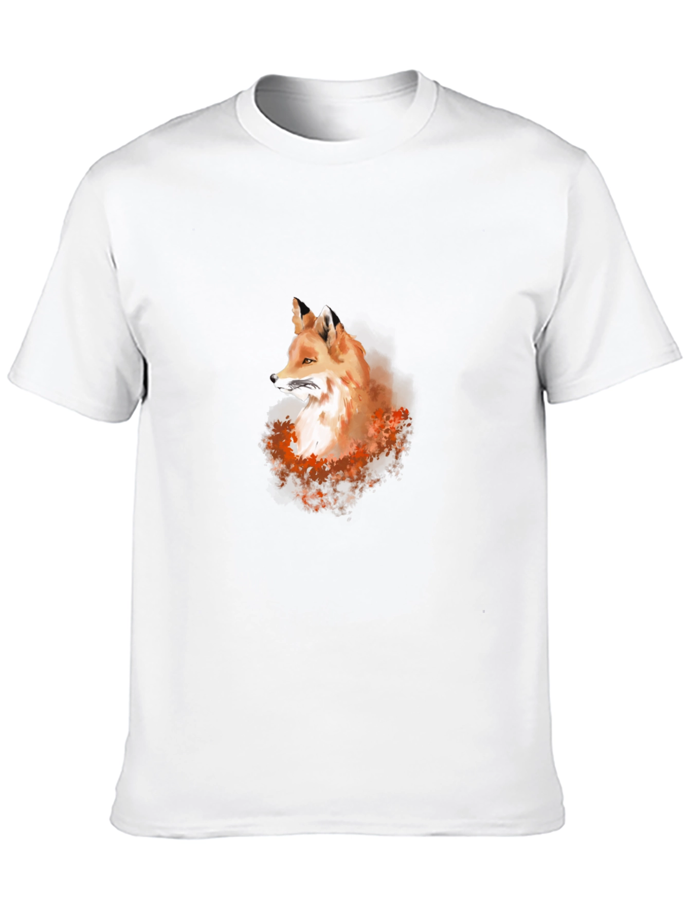 Fox Graphic Tee - Cool Animal Print Shirt