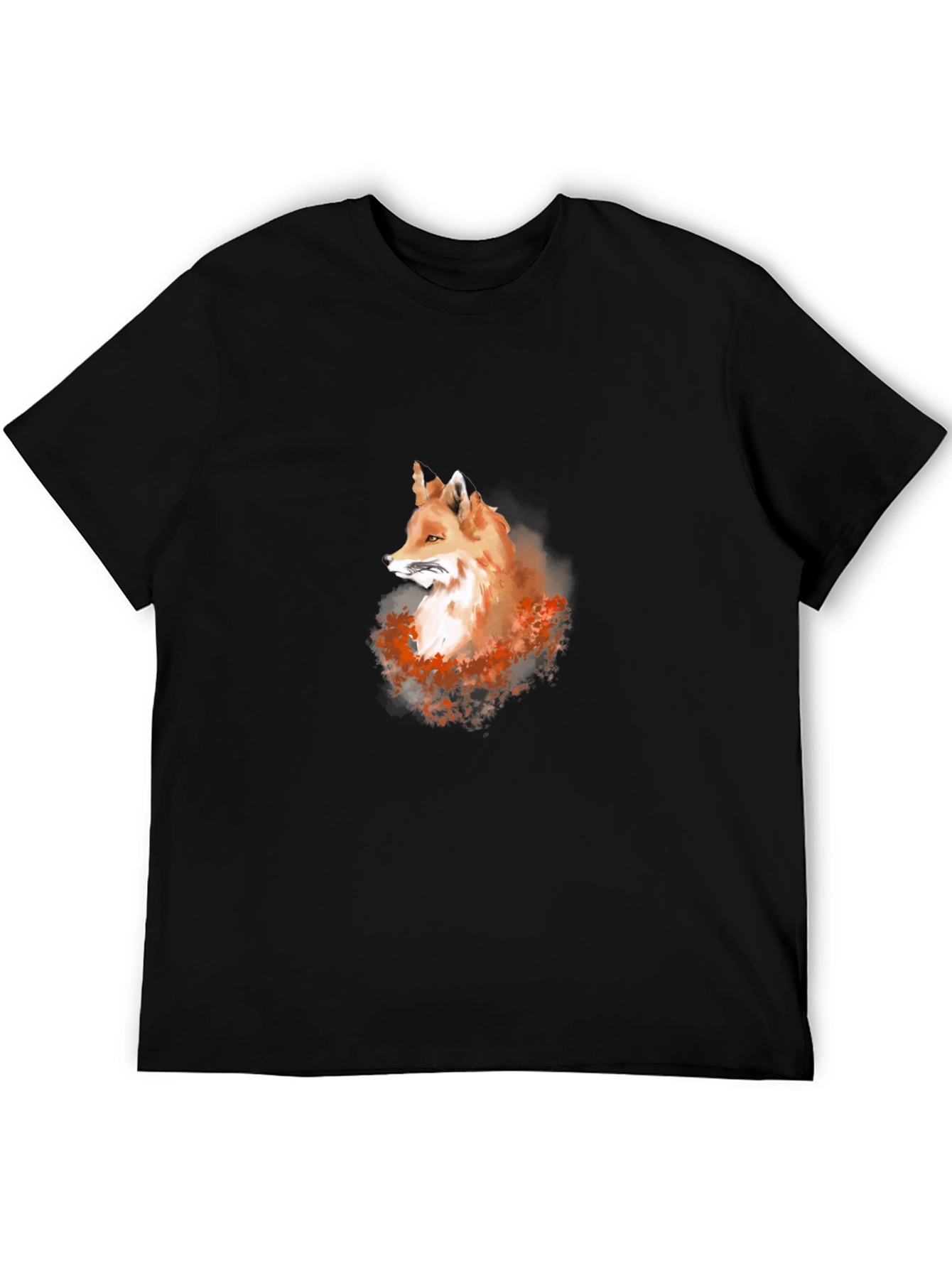 Fox Graphic Tee - Cool Animal Print Shirt