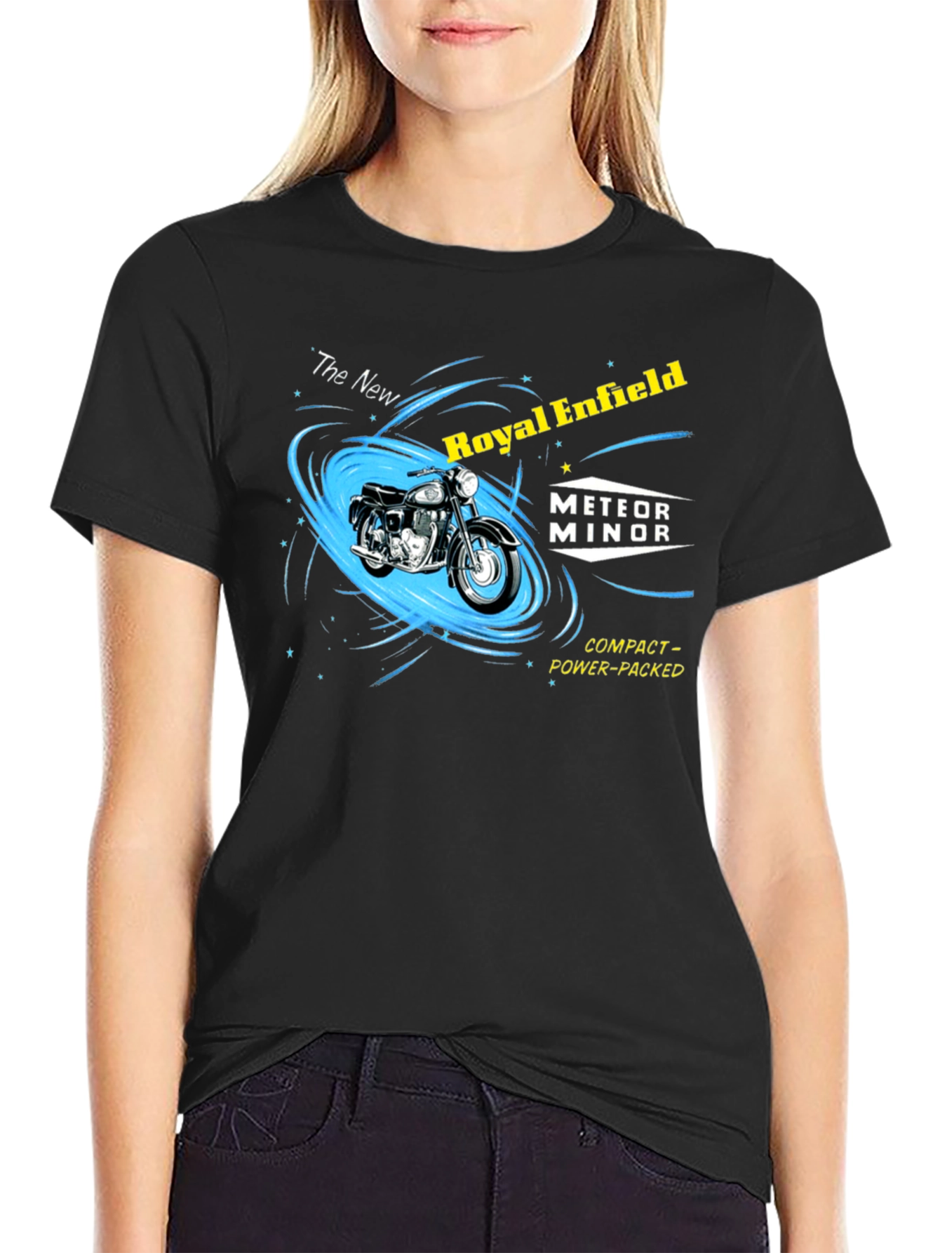 Royal Enfield Meteor Minor Black T-Shirt