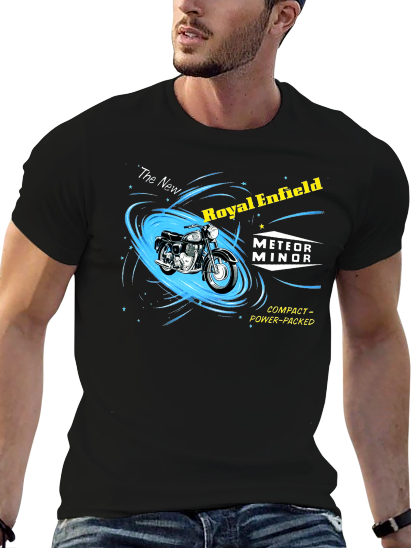 Royal Enfield Meteor Minor Black T-Shirt