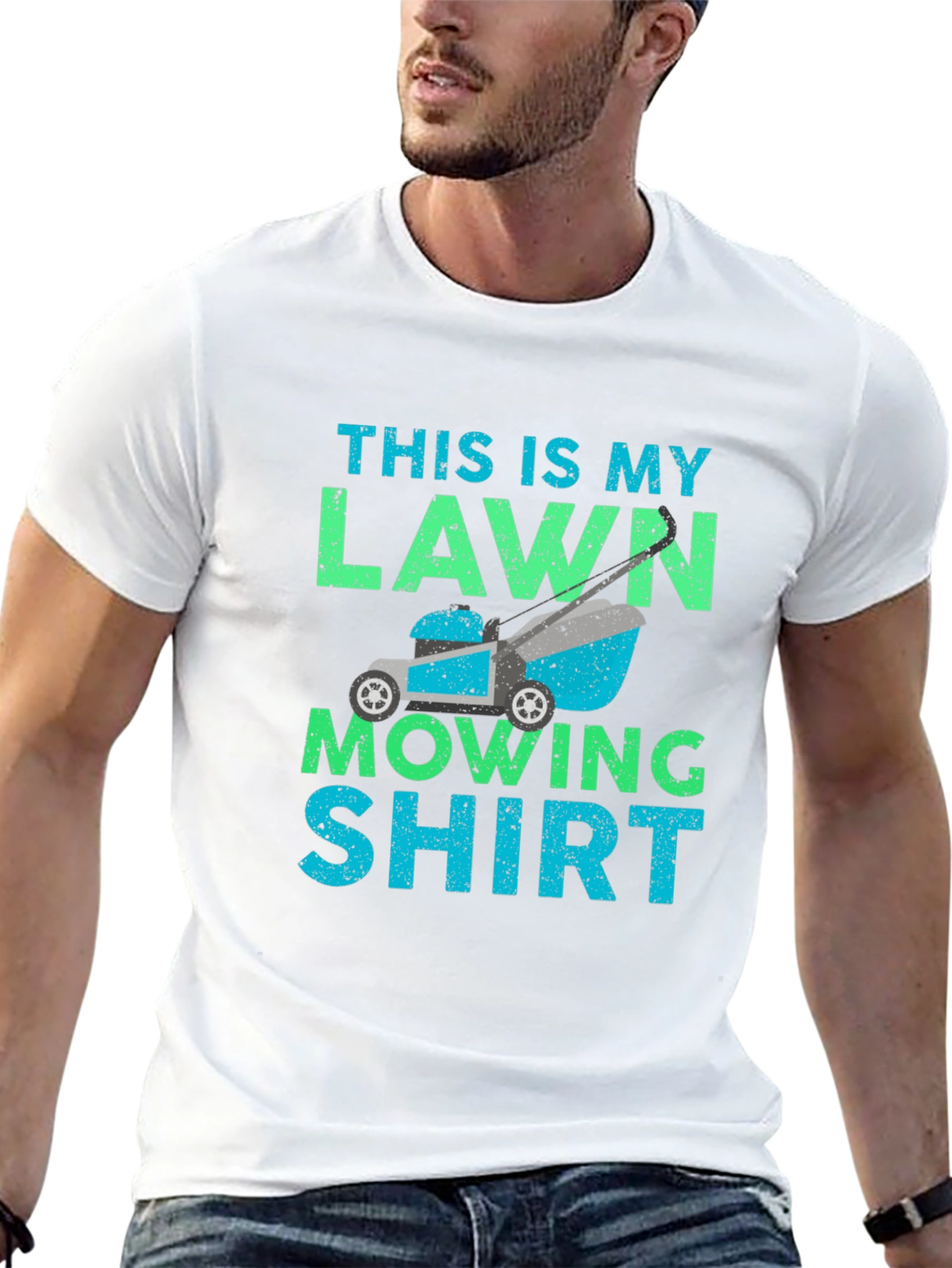 Funny Lawn Mowing T-Shirt