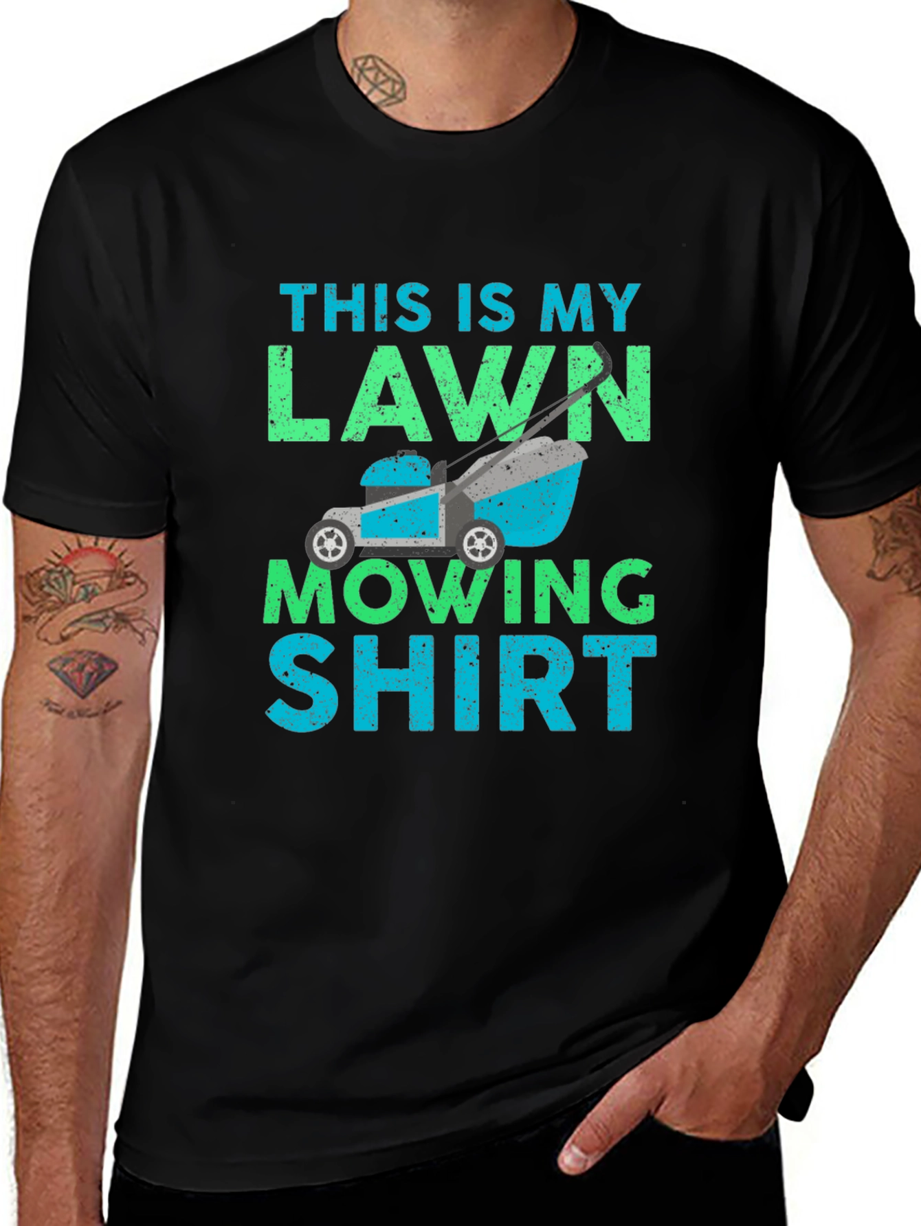 Funny Lawn Mowing T-Shirt